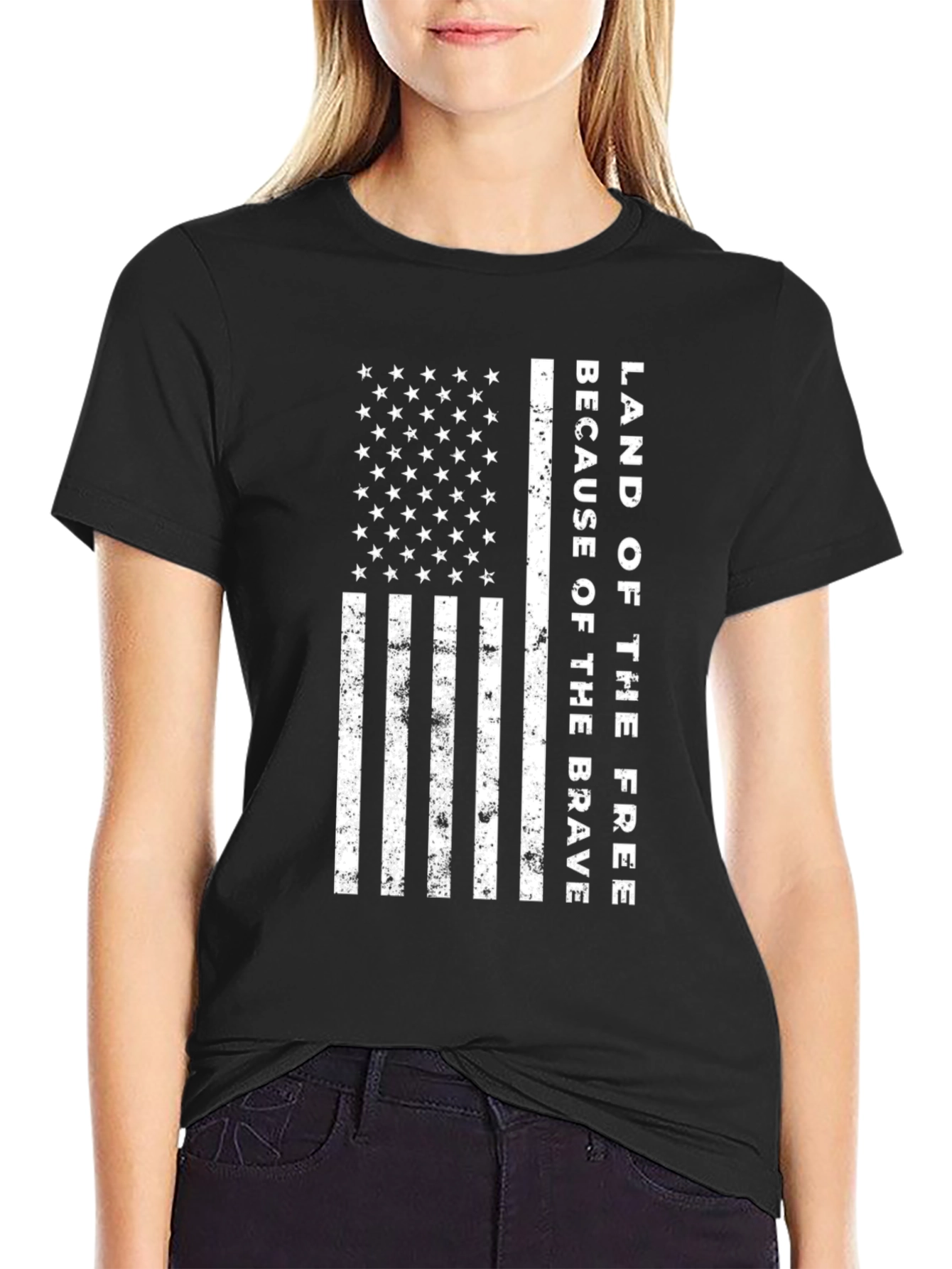 Patriotic Land of Free Graphic Tee