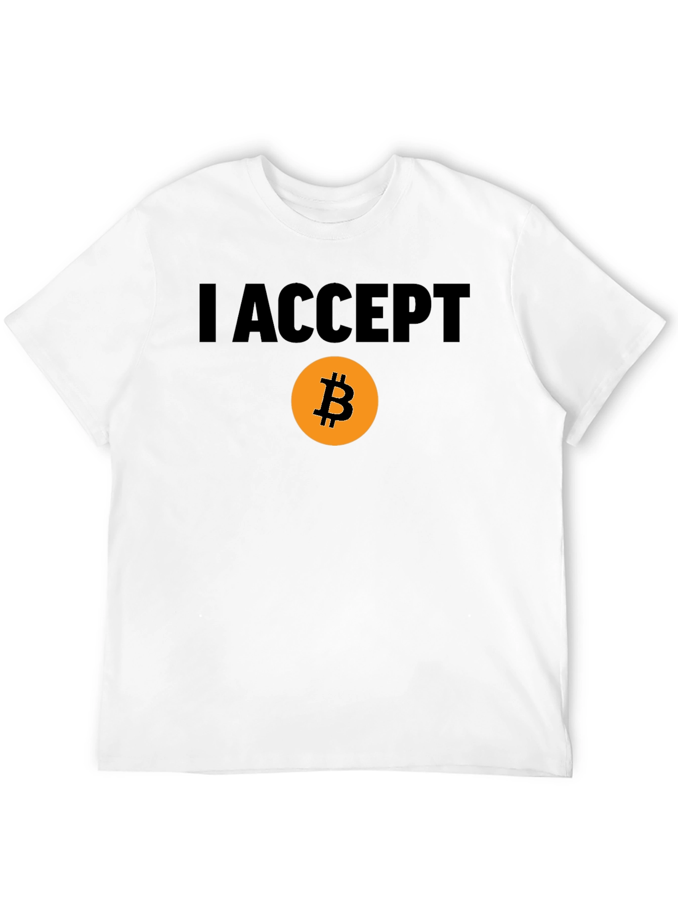 I Accept Bitcoin T-Shirt - Crypto Currency Tee