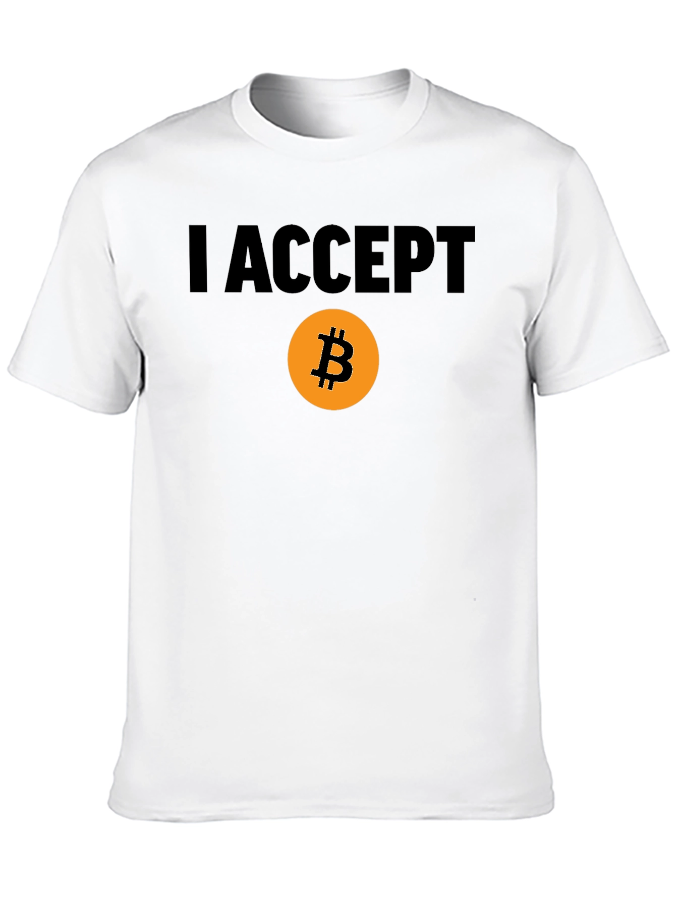 I Accept Bitcoin T-Shirt - Crypto Currency Tee