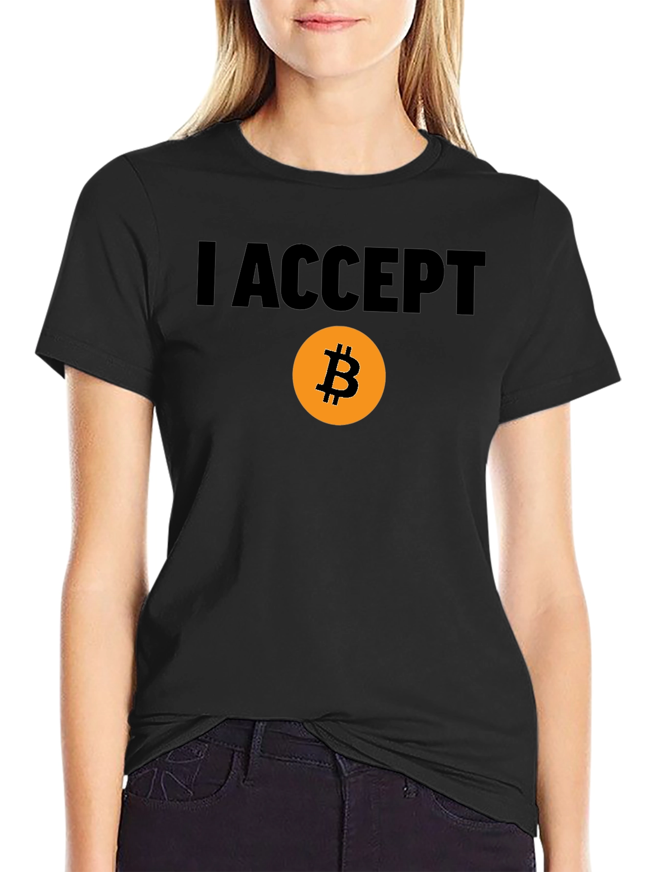 I Accept Bitcoin T-Shirt - Crypto Currency Tee