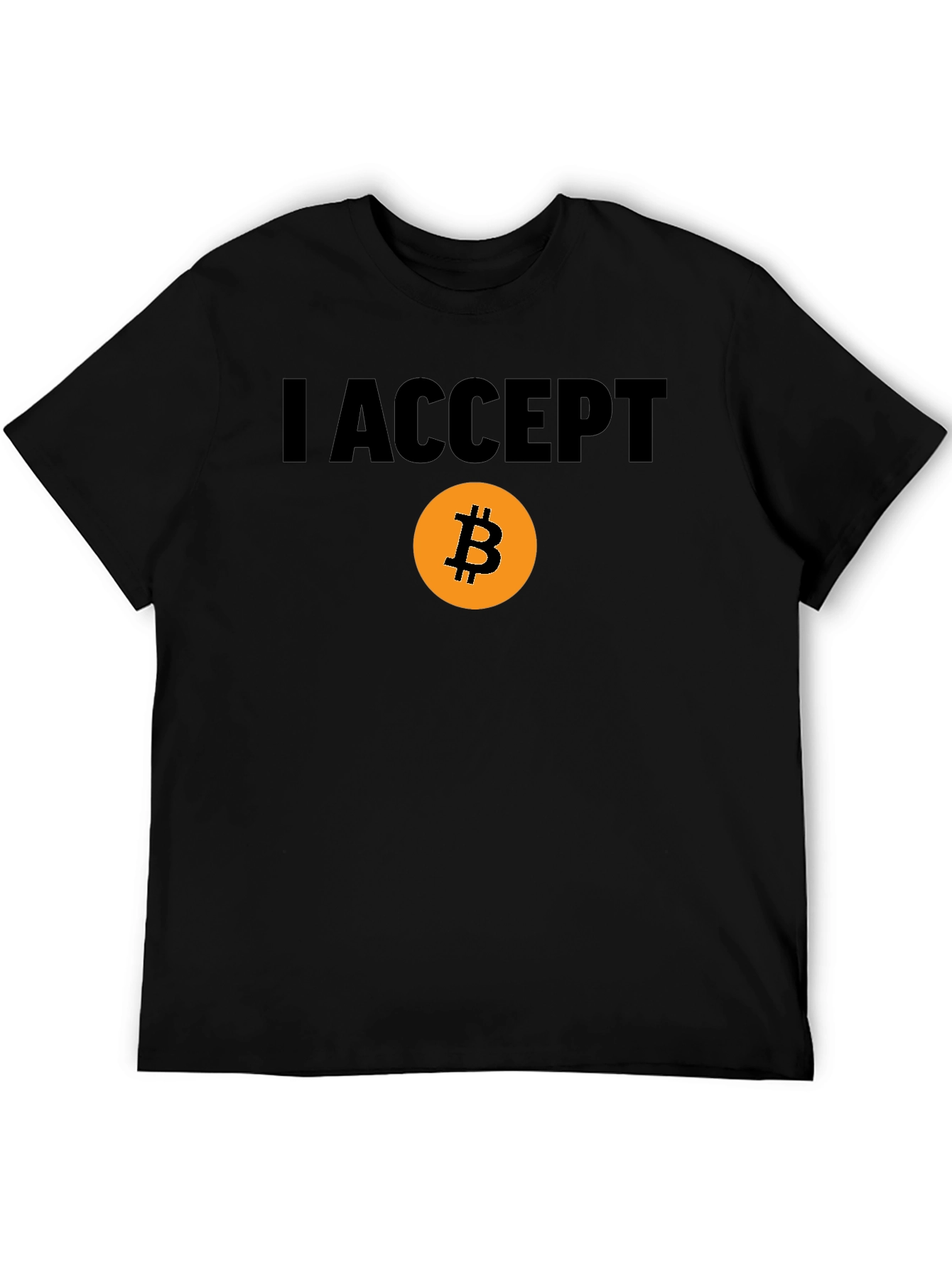I Accept Bitcoin T-Shirt - Crypto Currency Tee