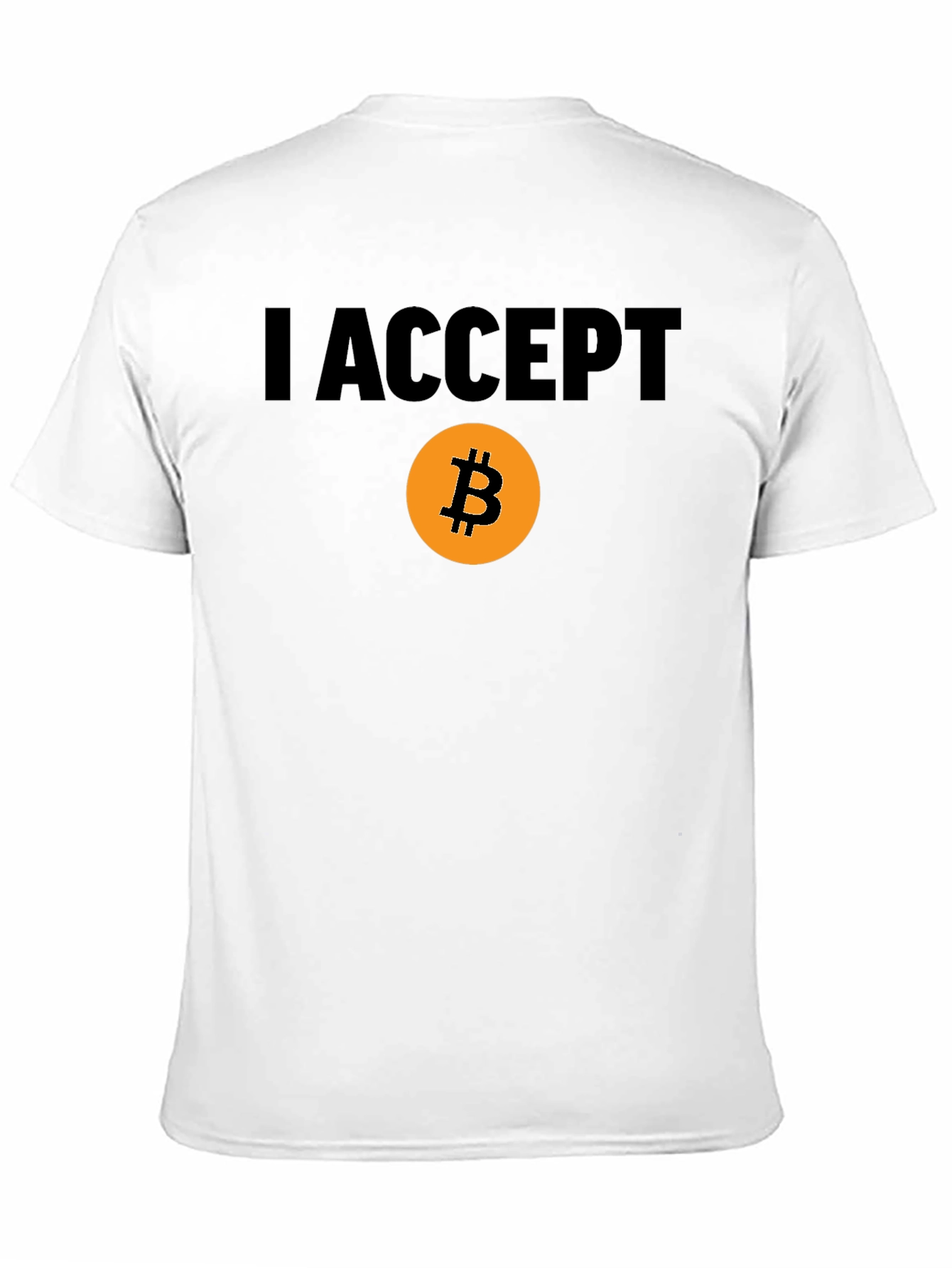 I Accept Bitcoin T-Shirt - Crypto Currency Tee