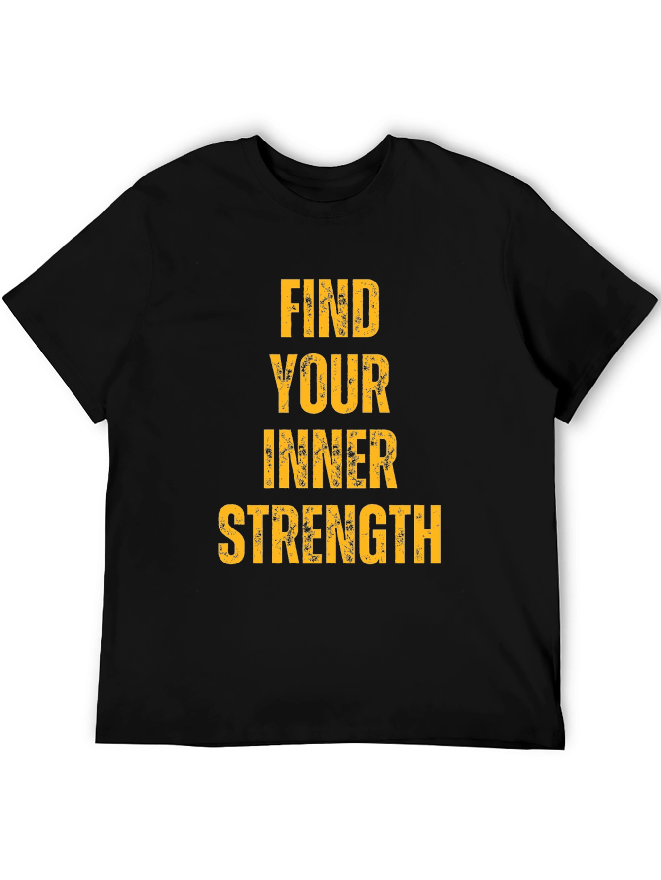 Inner Strength Graphic Black T-Shirt
