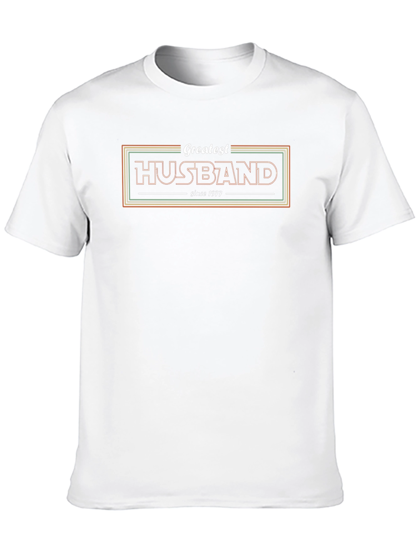 Greatest Husband Since 1977 Black T-Shirt