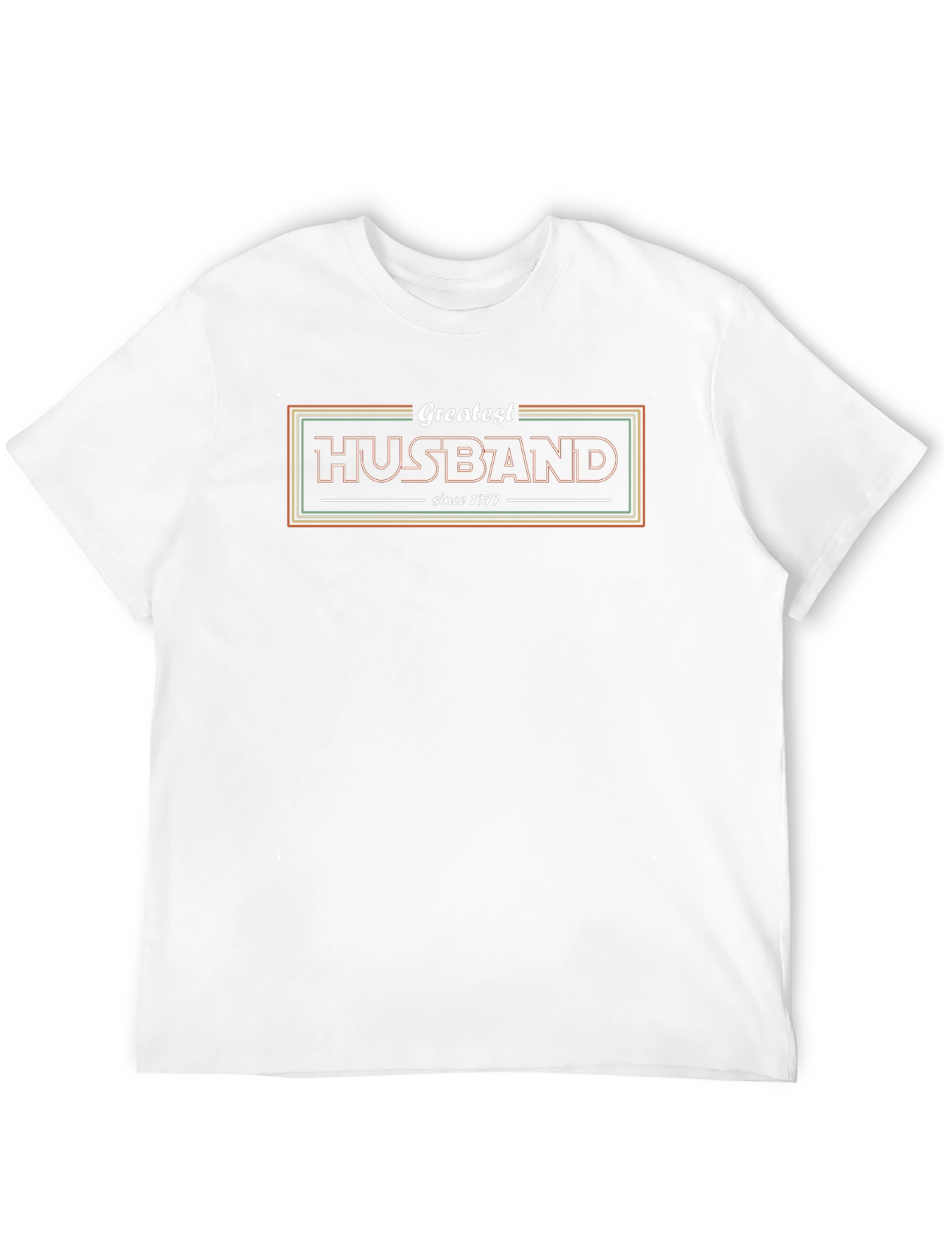 Greatest Husband Since 1977 Black T-Shirt