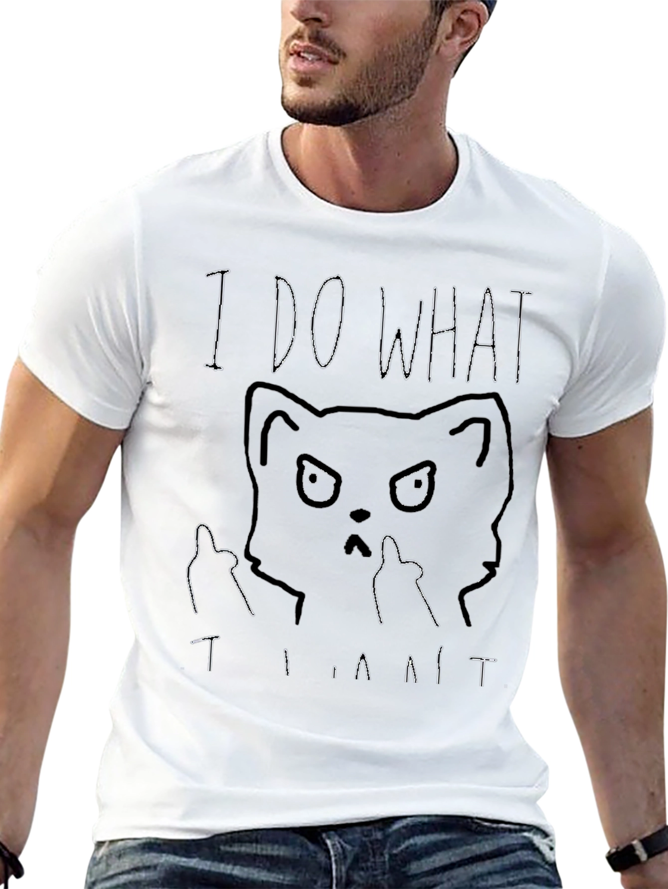 I Do What I Want Cat T-Shirt