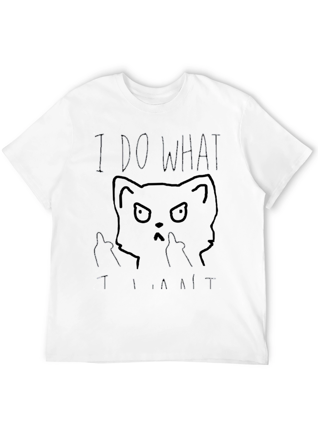 I Do What I Want Cat T-Shirt