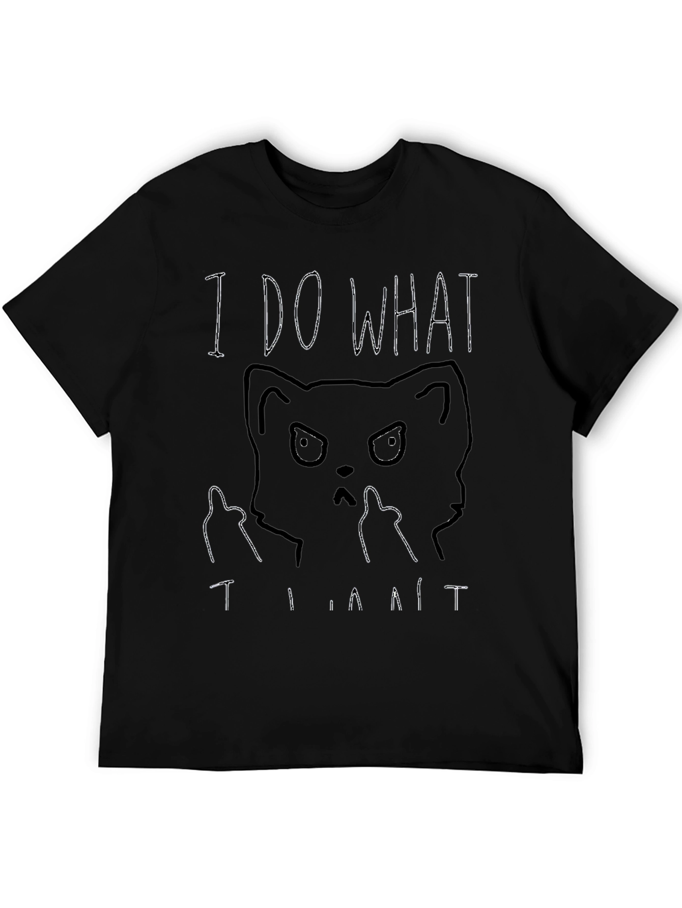 I Do What I Want Cat T-Shirt