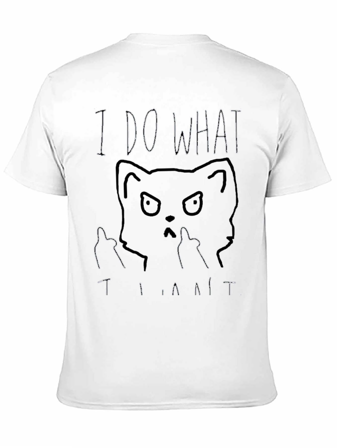 I Do What I Want Cat T-Shirt