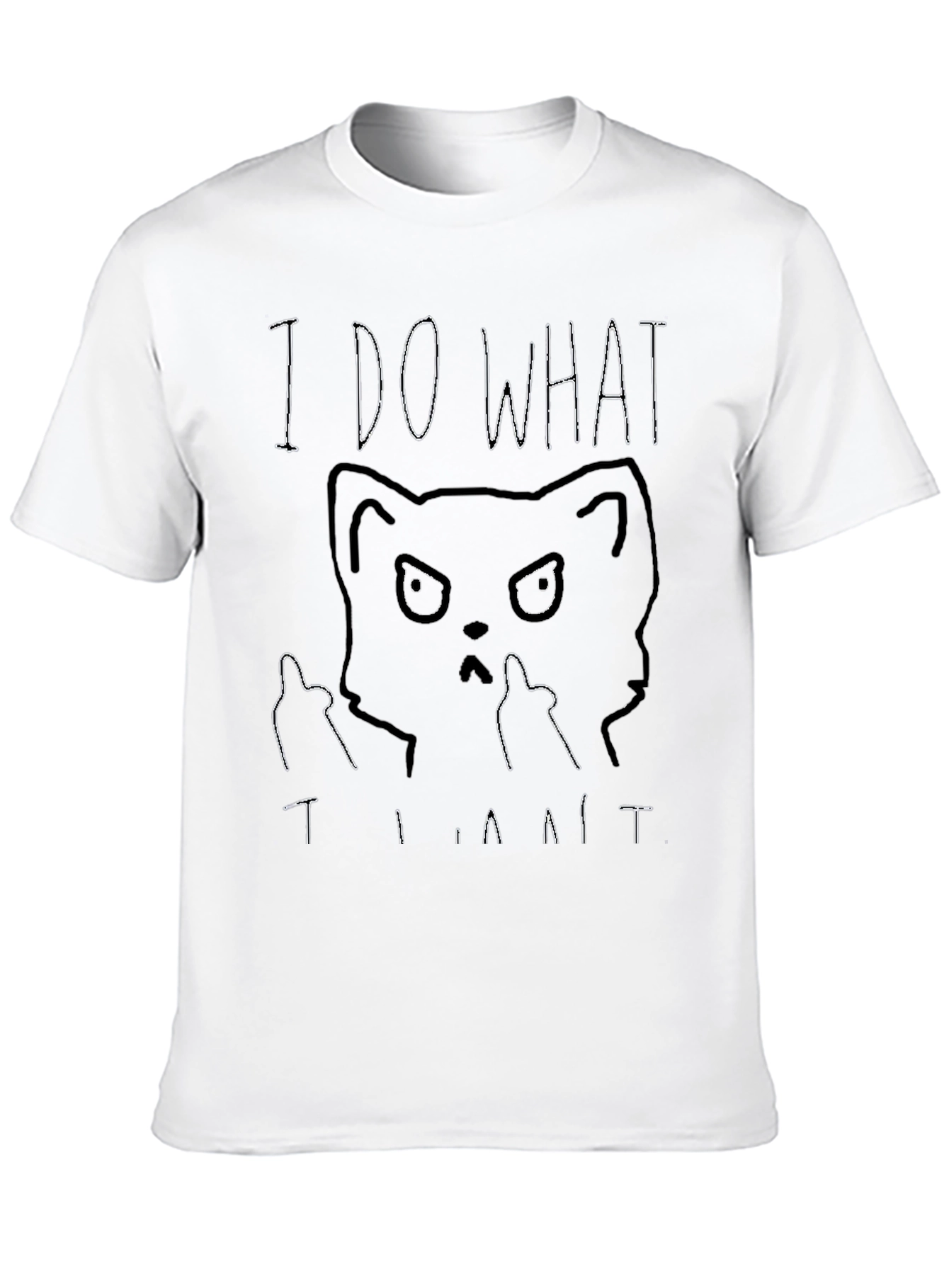 I Do What I Want Cat T-Shirt