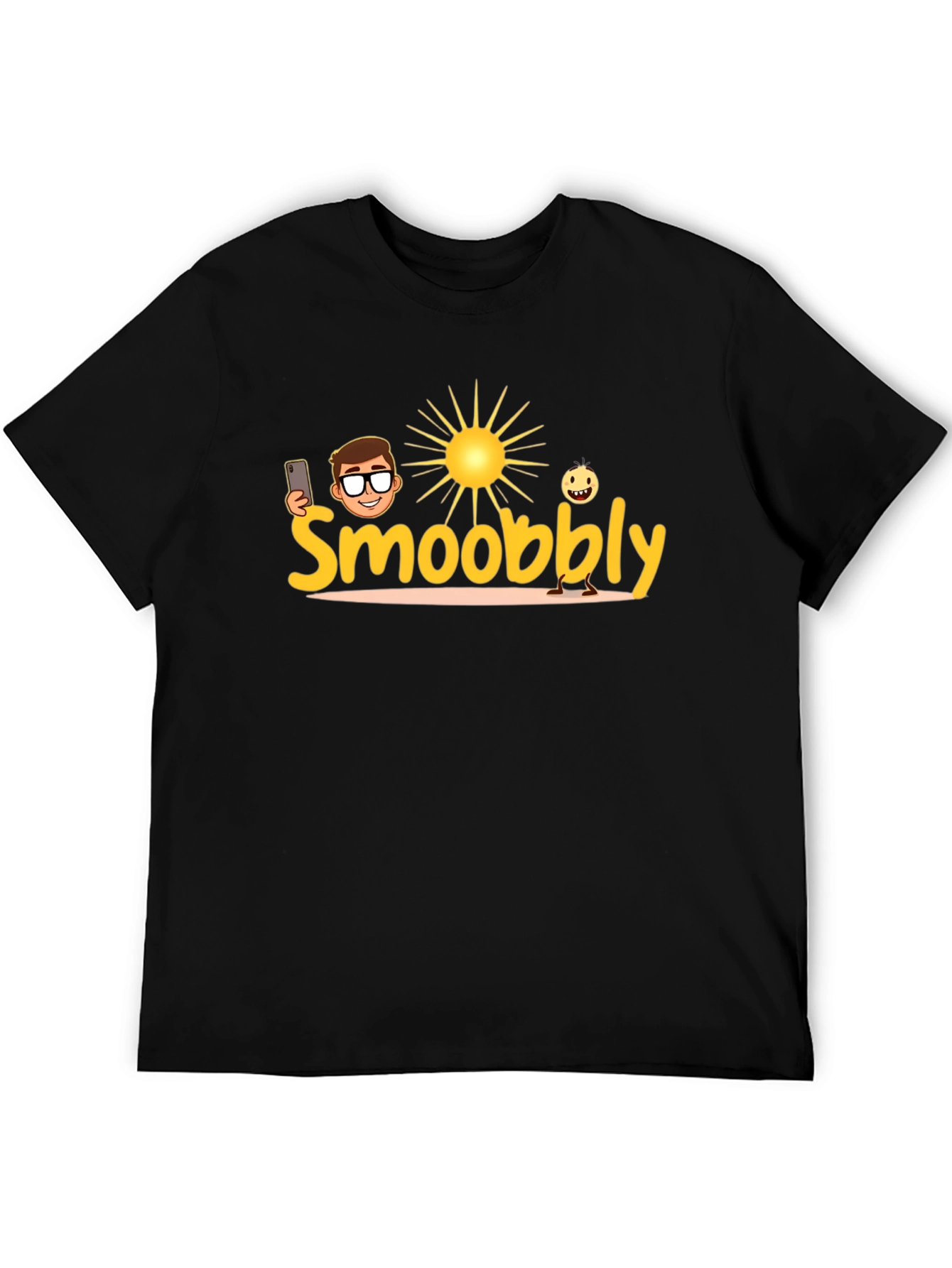Smoobbly T-Shirt - Black Graphic Tee