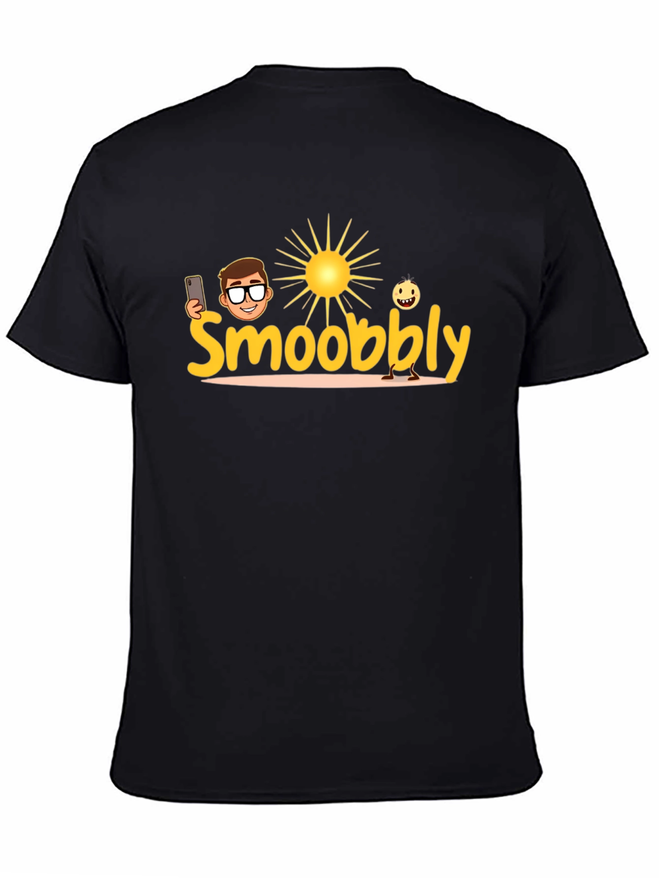 Smoobbly T-Shirt - Black Graphic Tee