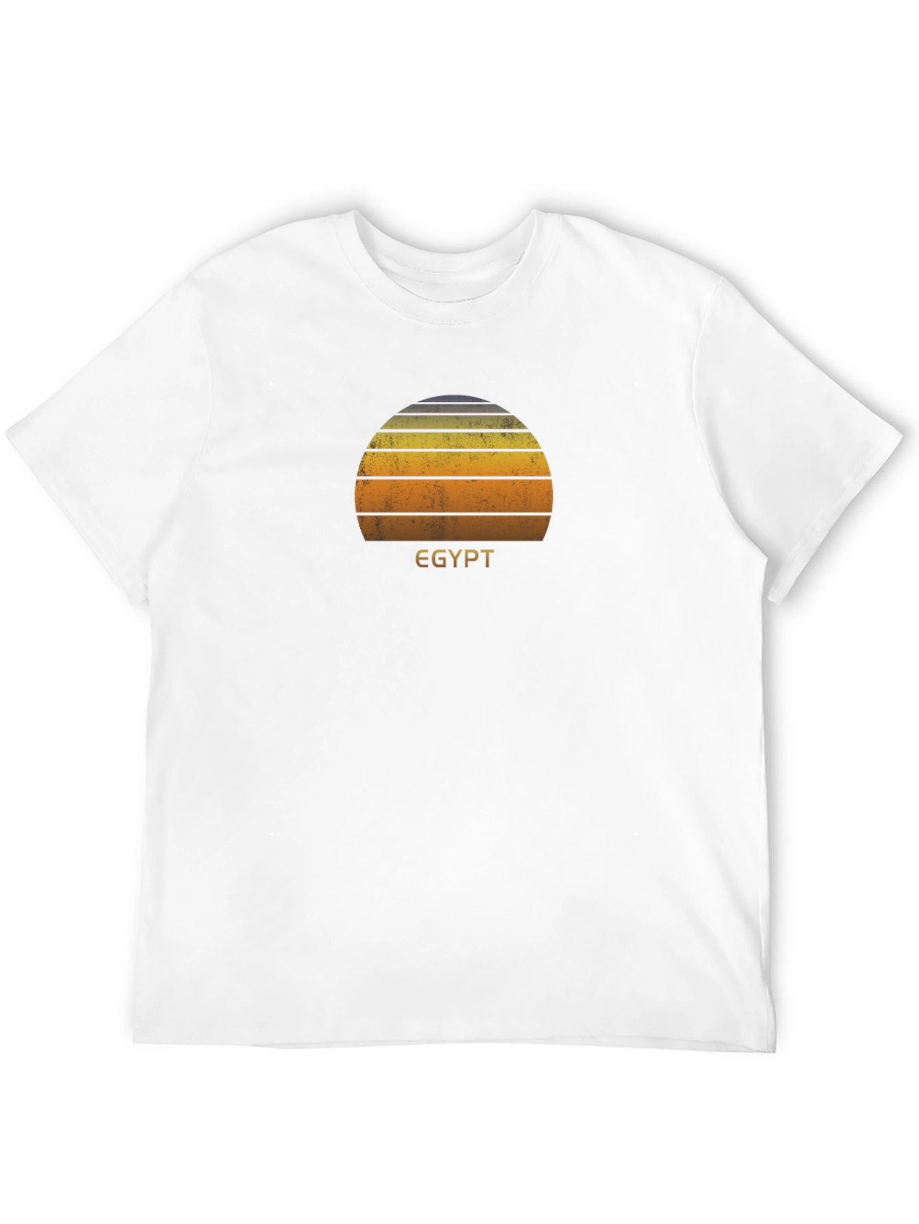 Egypt Sunset Graphic T-Shirt - Black
