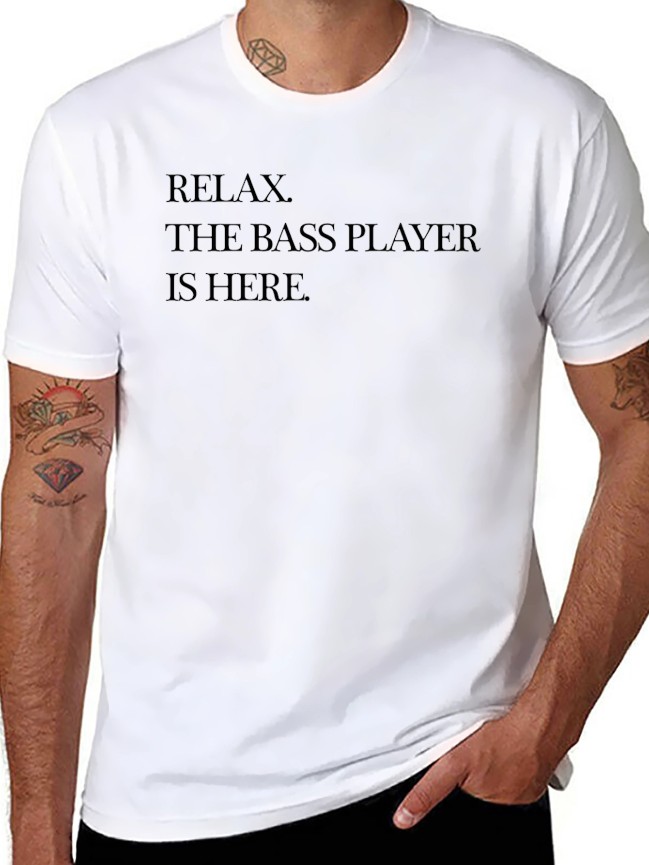 Relax Bass Player T-Shirt - Music Humor Tee