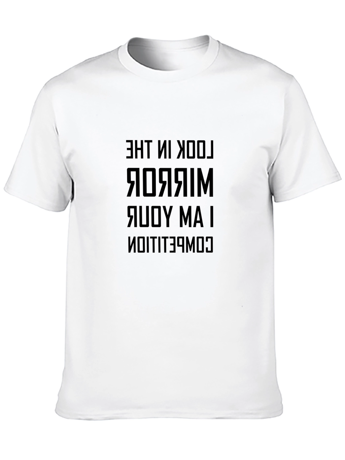 Reflective Statement Graphic Tee - I Am Your Competition