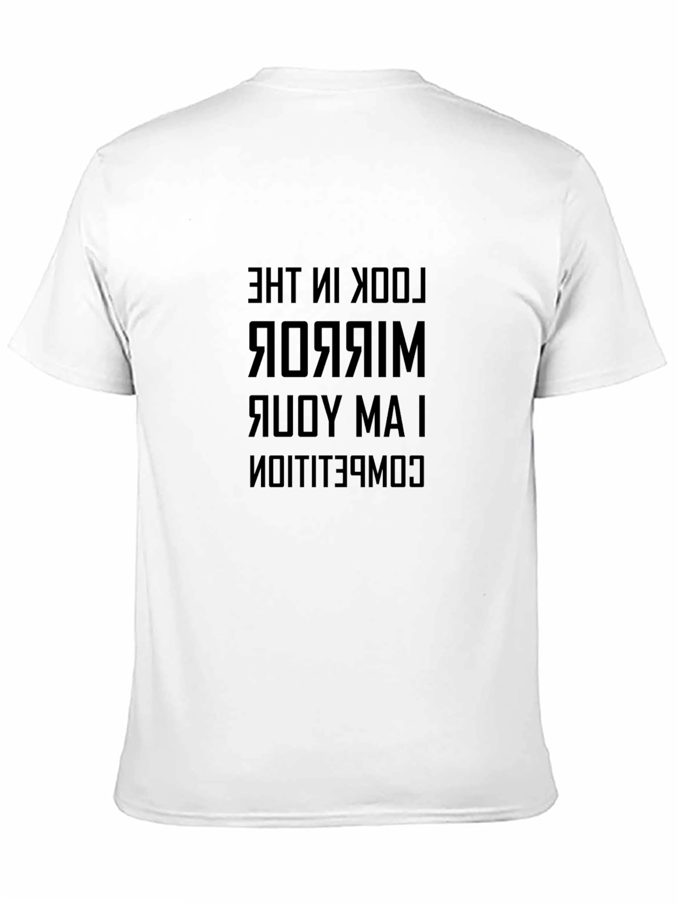 Reflective Statement Graphic Tee - I Am Your Competition