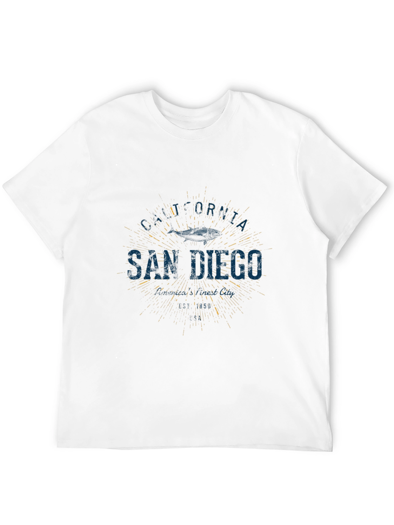 San Diego California Graphic Tee - Classic Style