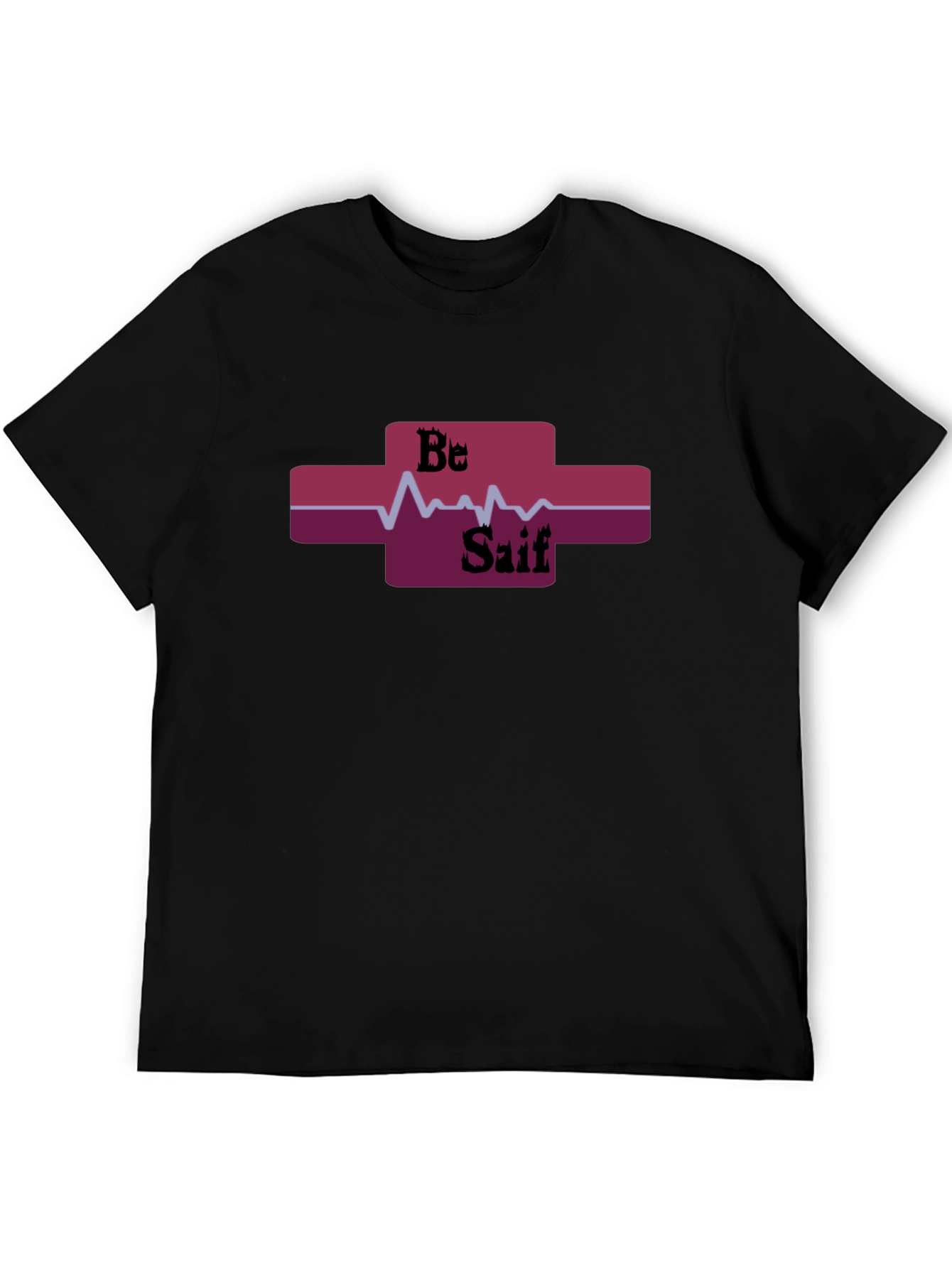 Be Saif Heartbeat T-Shirt - Cool Graphic Tee