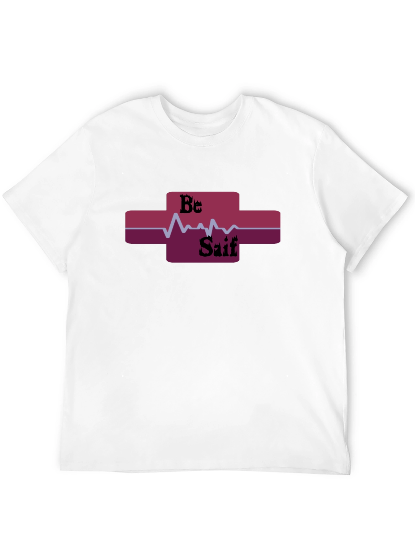 Be Saif Heartbeat T-Shirt - Cool Graphic Tee
