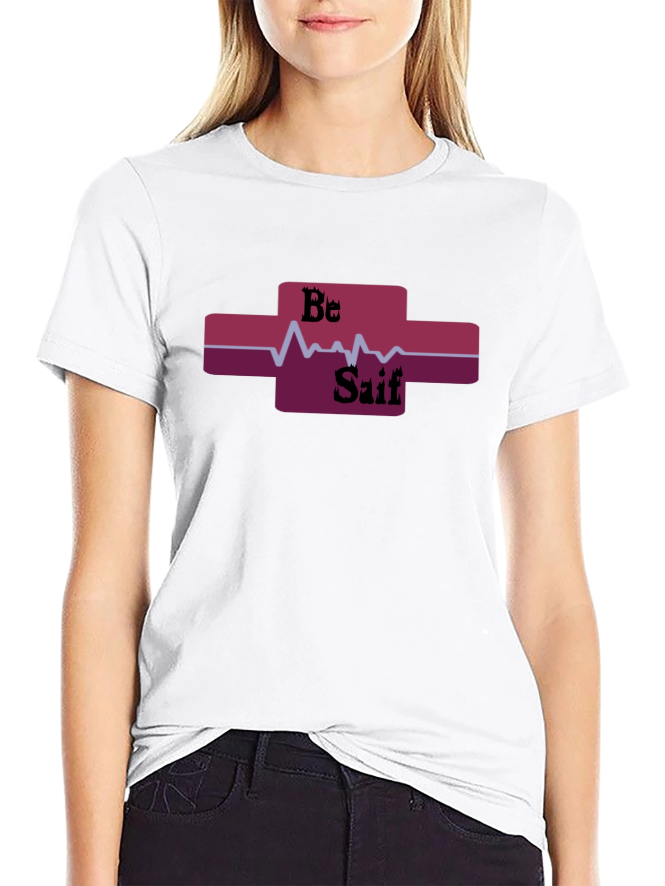 Be Saif Heartbeat T-Shirt - Cool Graphic Tee