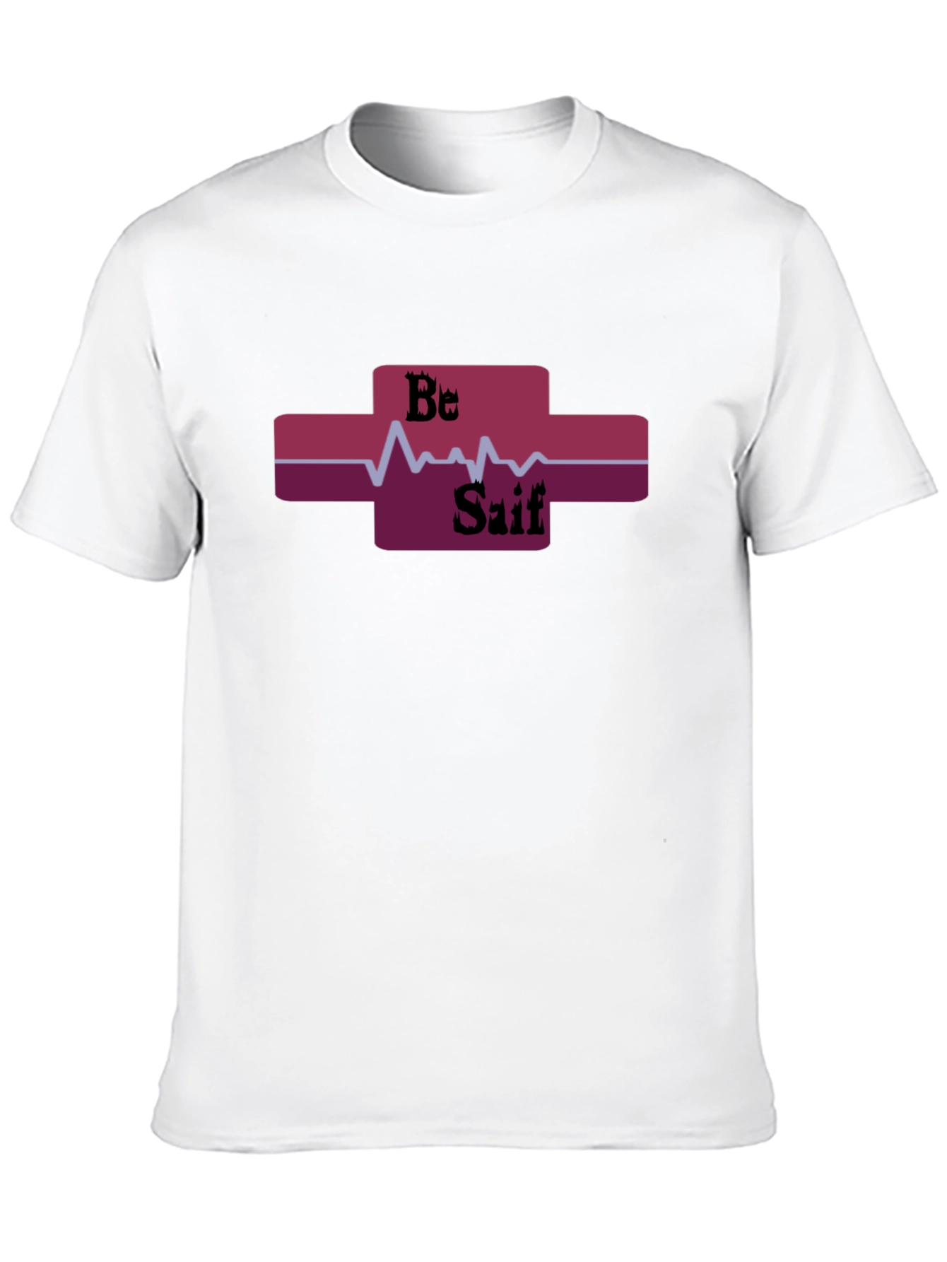 Be Saif Heartbeat T-Shirt - Cool Graphic Tee