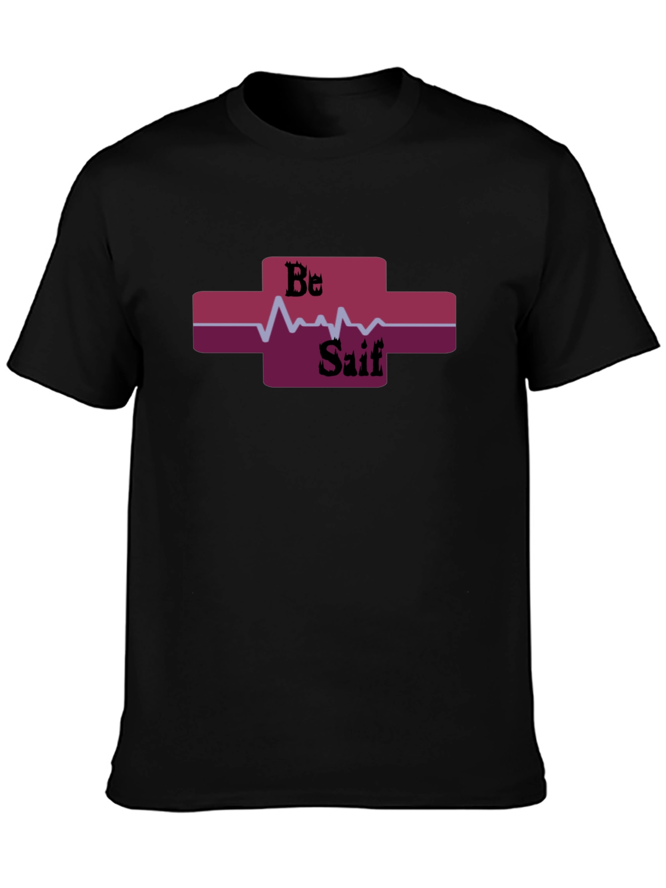 Be Saif Heartbeat T-Shirt - Cool Graphic Tee