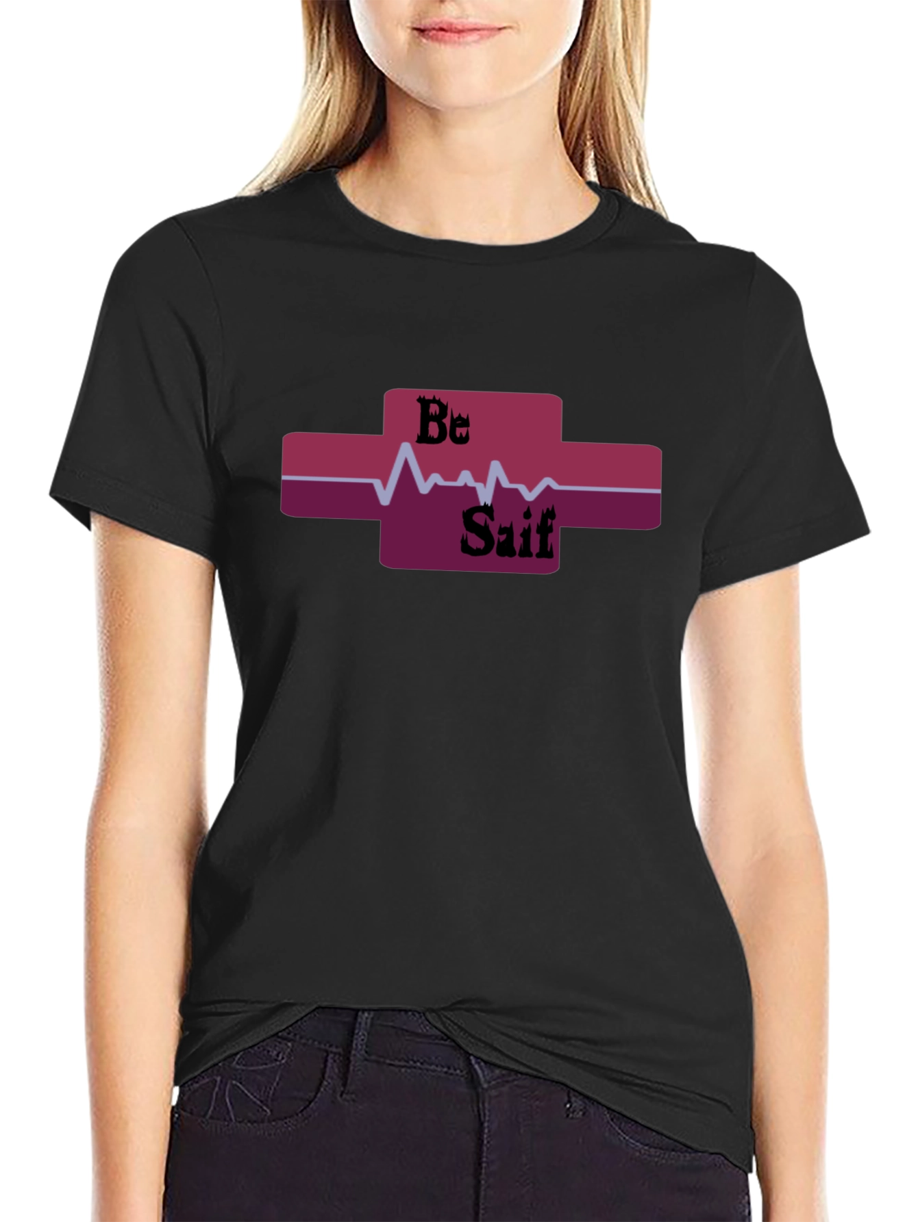 Be Saif Heartbeat T-Shirt - Cool Graphic Tee