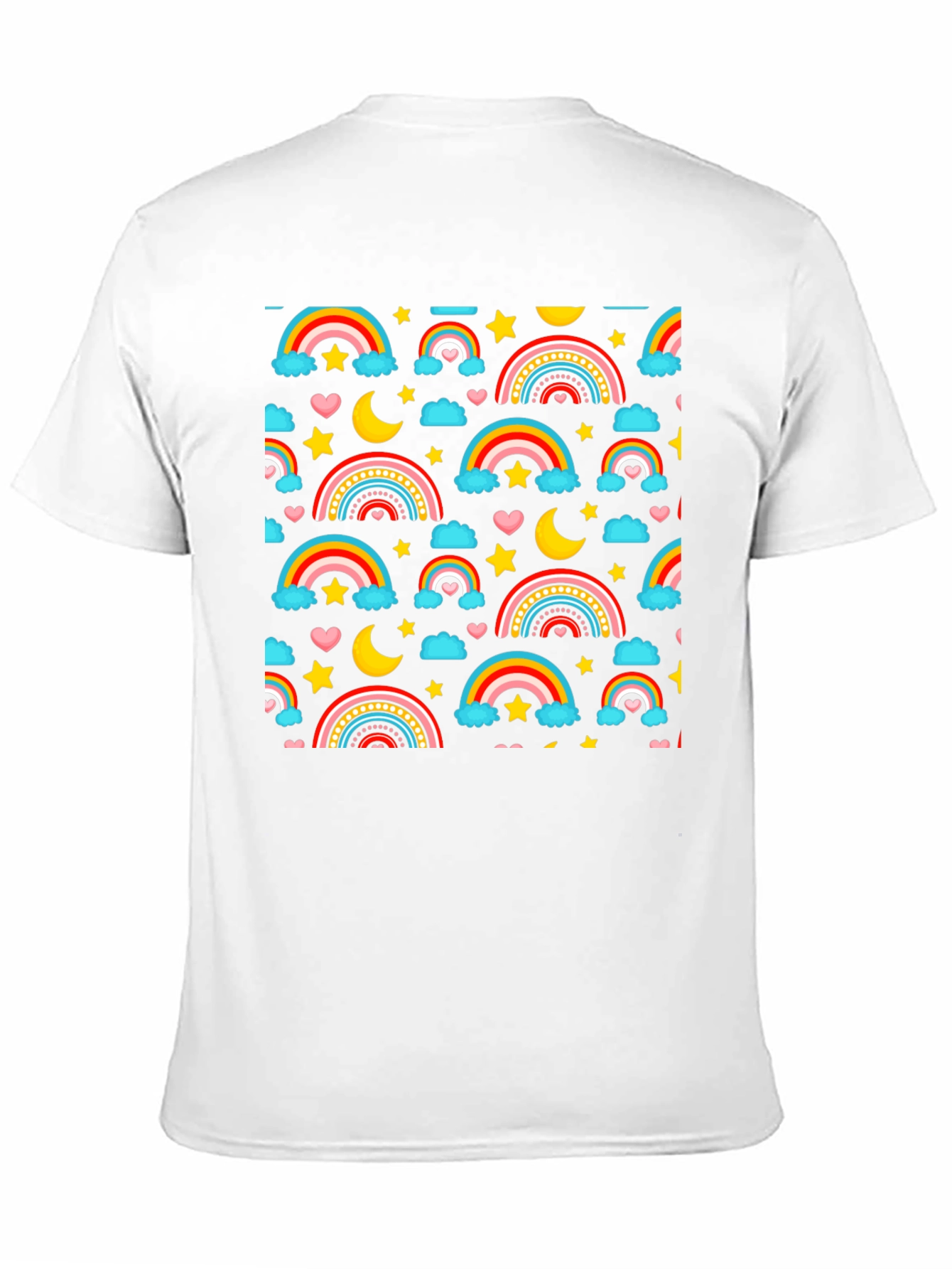 Rainbows Stars & Hearts Graphic Print Tee