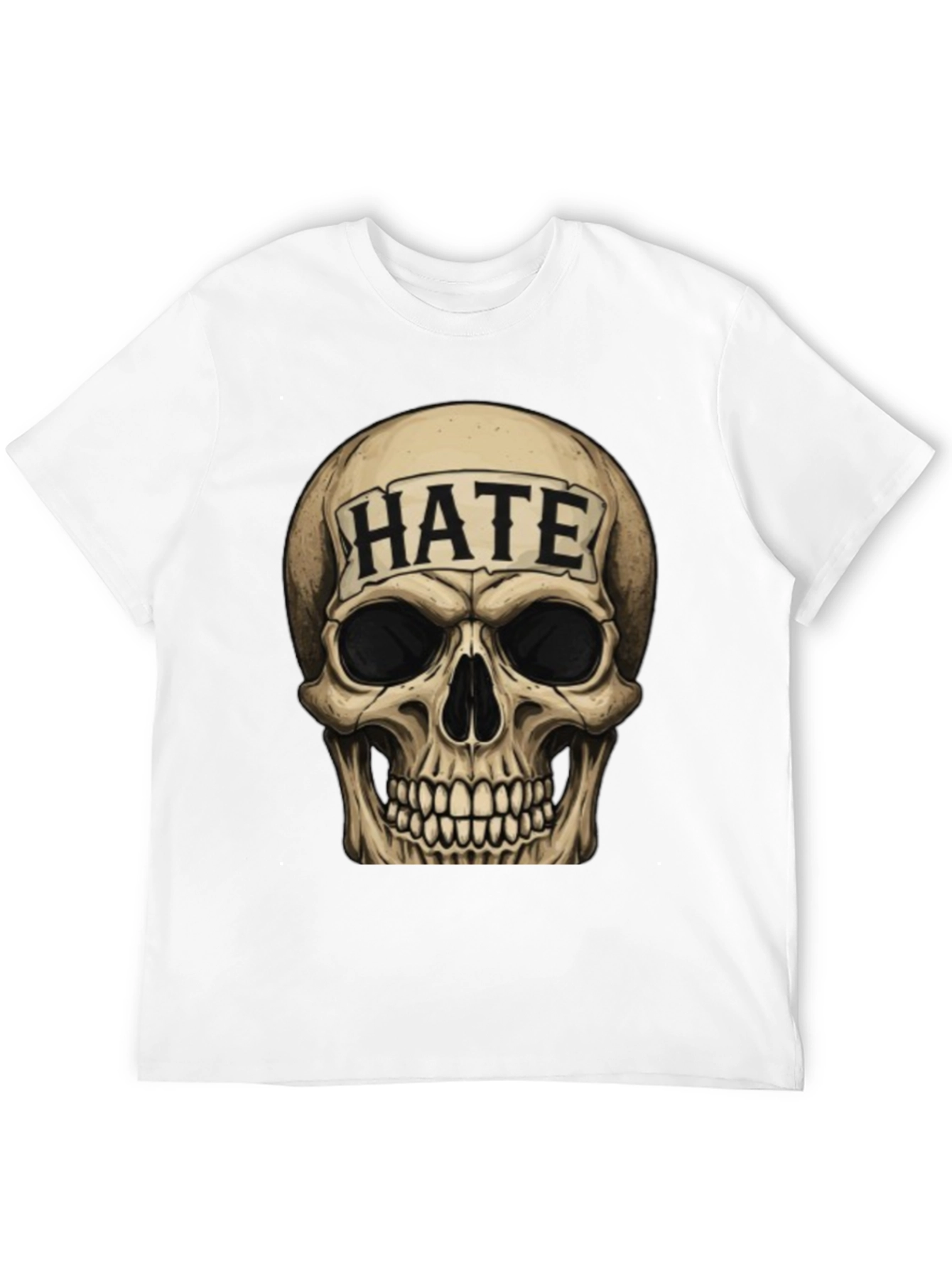 Skull Graphic Print T-Shirt - Express Your Style!