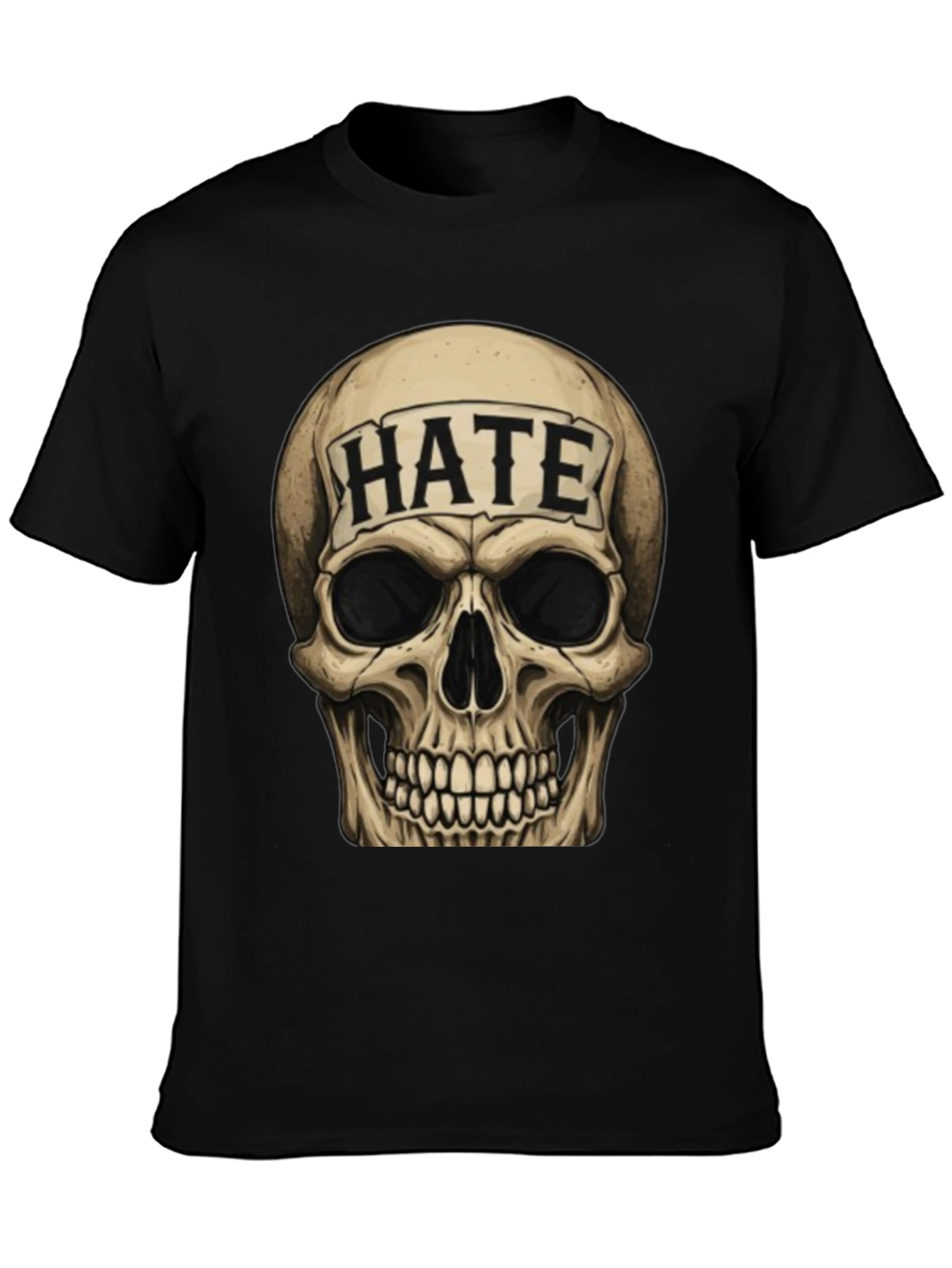 Skull Graphic Print T-Shirt - Express Your Style!
