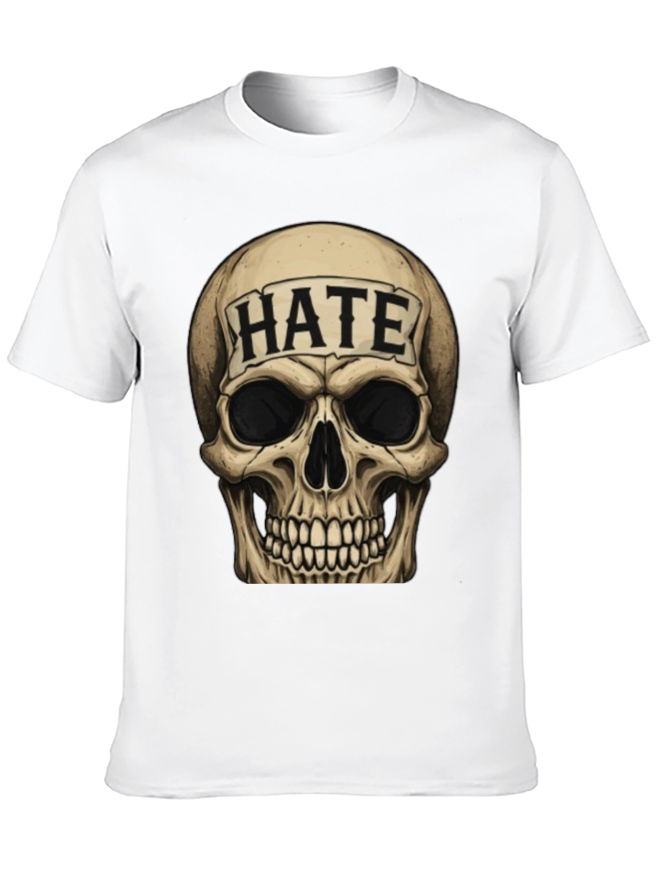 Skull Graphic Print T-Shirt - Express Your Style!
