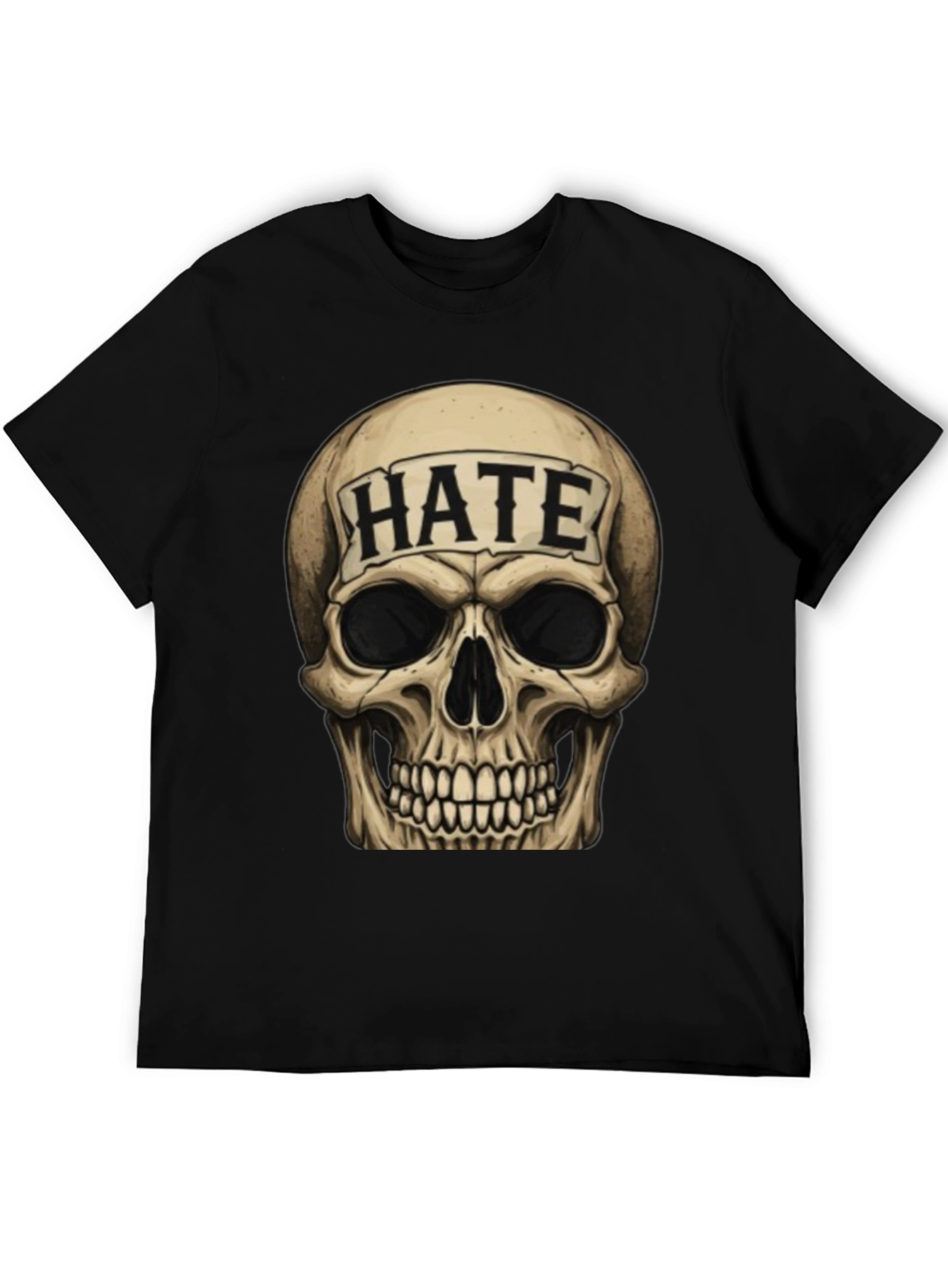 Skull Graphic Print T-Shirt - Express Your Style!