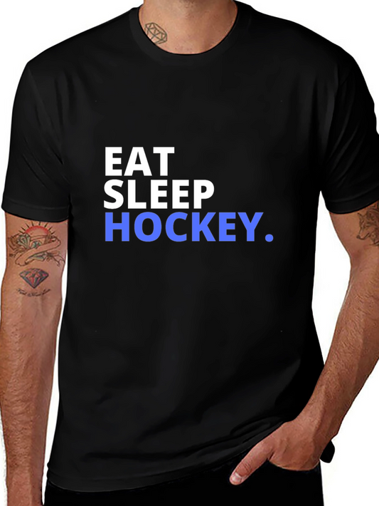 Eat Sleep Hockey T-Shirt - Comfortable and Stylish