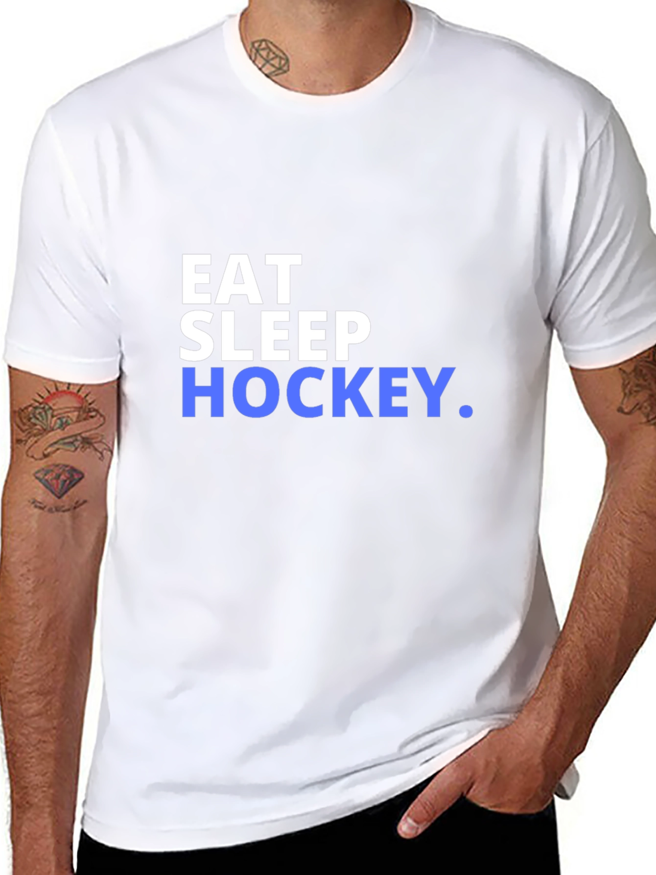 Eat Sleep Hockey T-Shirt - Comfortable and Stylish