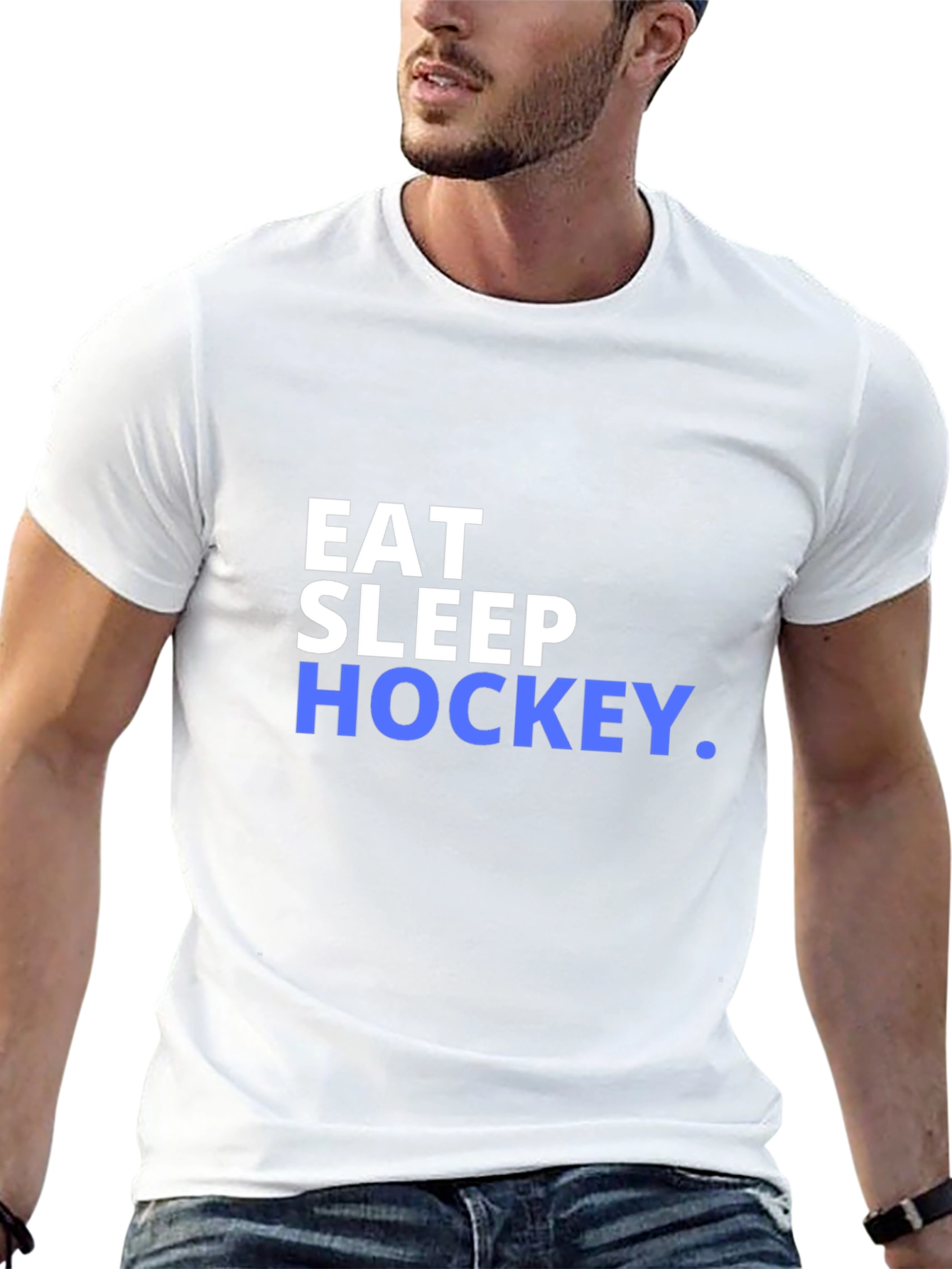 Eat Sleep Hockey T-Shirt - Comfortable and Stylish