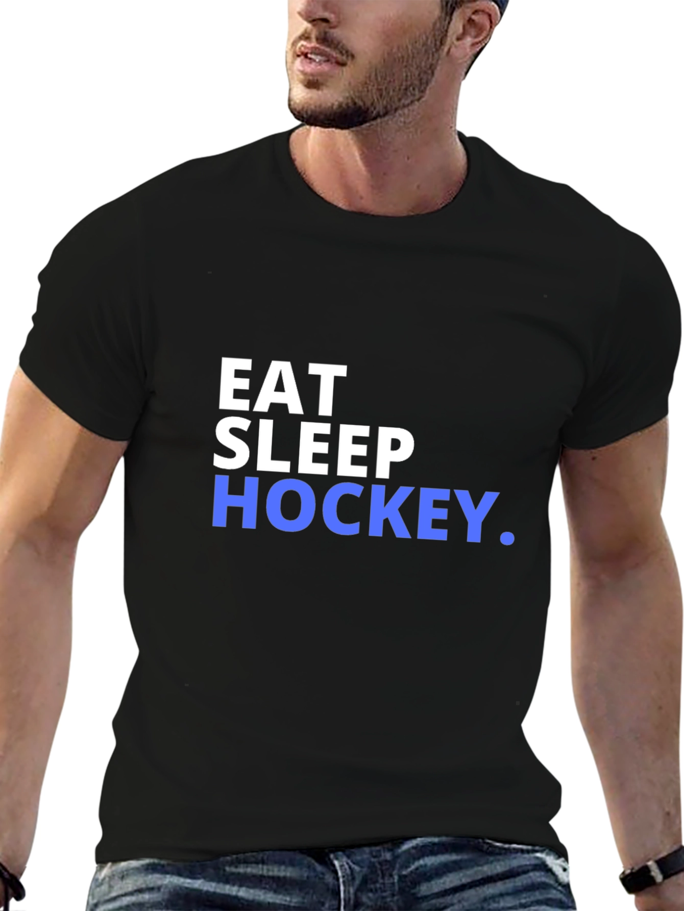 Eat Sleep Hockey T-Shirt - Comfortable and Stylish