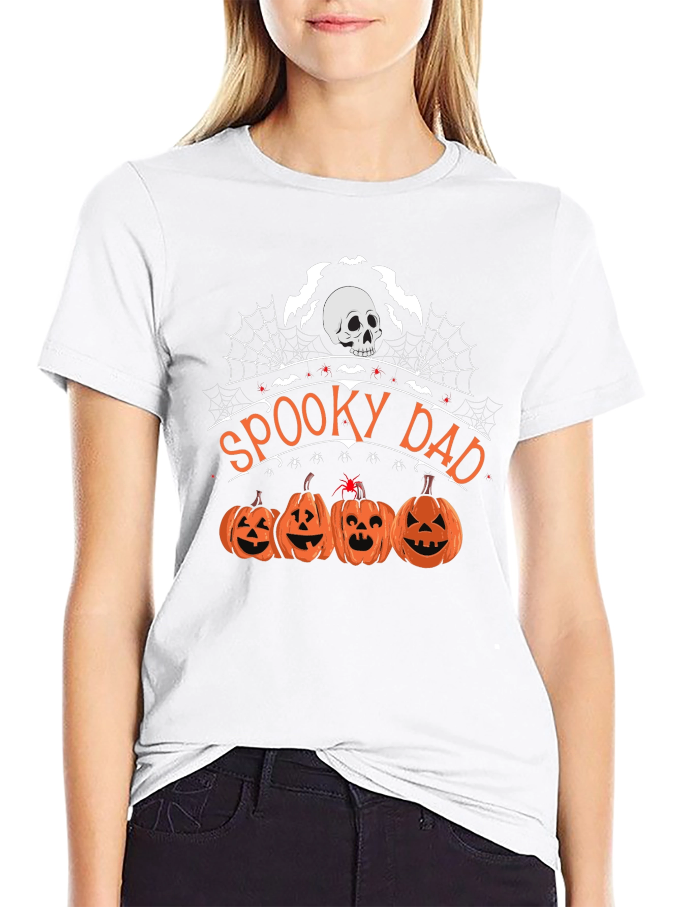 Spooky Dad Halloween Graphic T-Shirt