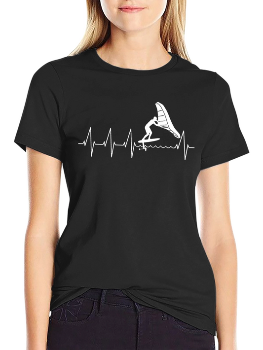 Windsurfing Heartbeat T-Shirt
