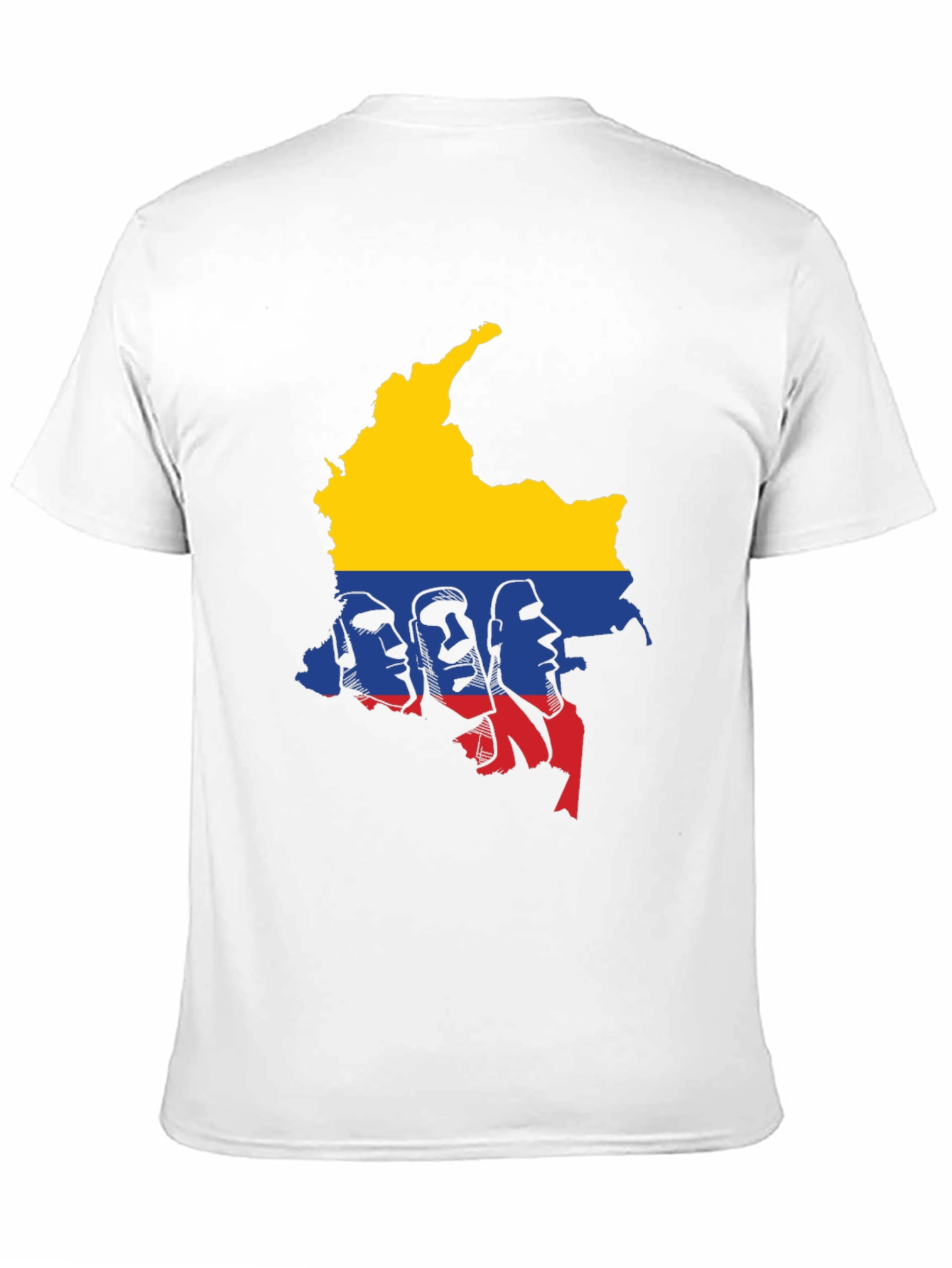 Colombia Map Graphic Tee - Mens Black T-Shirt