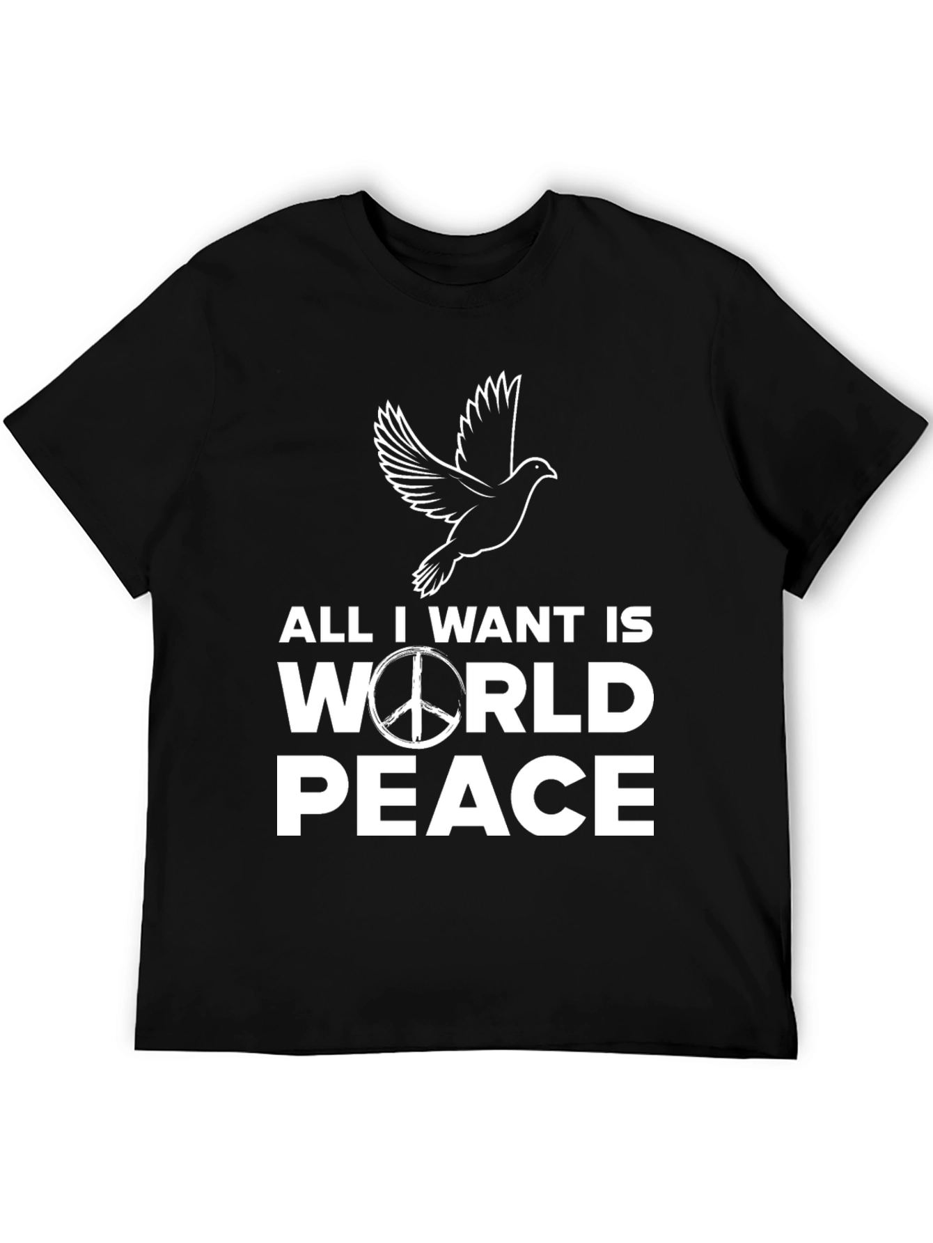 All I Want Is World Peace Graphic Tee