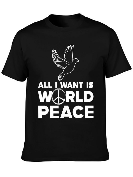 All I Want Is World Peace Graphic Tee