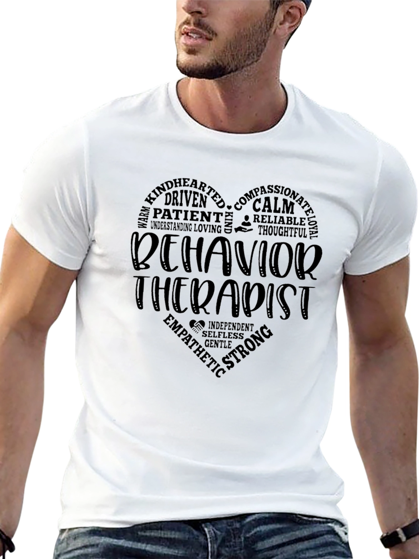 Behavior Therapist Heart T-Shirt