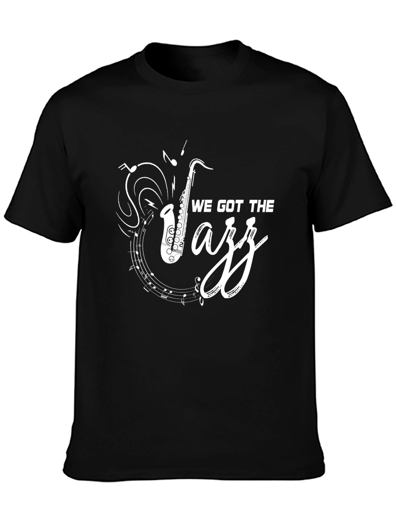 We Got The Jazz Black Graphic Tee