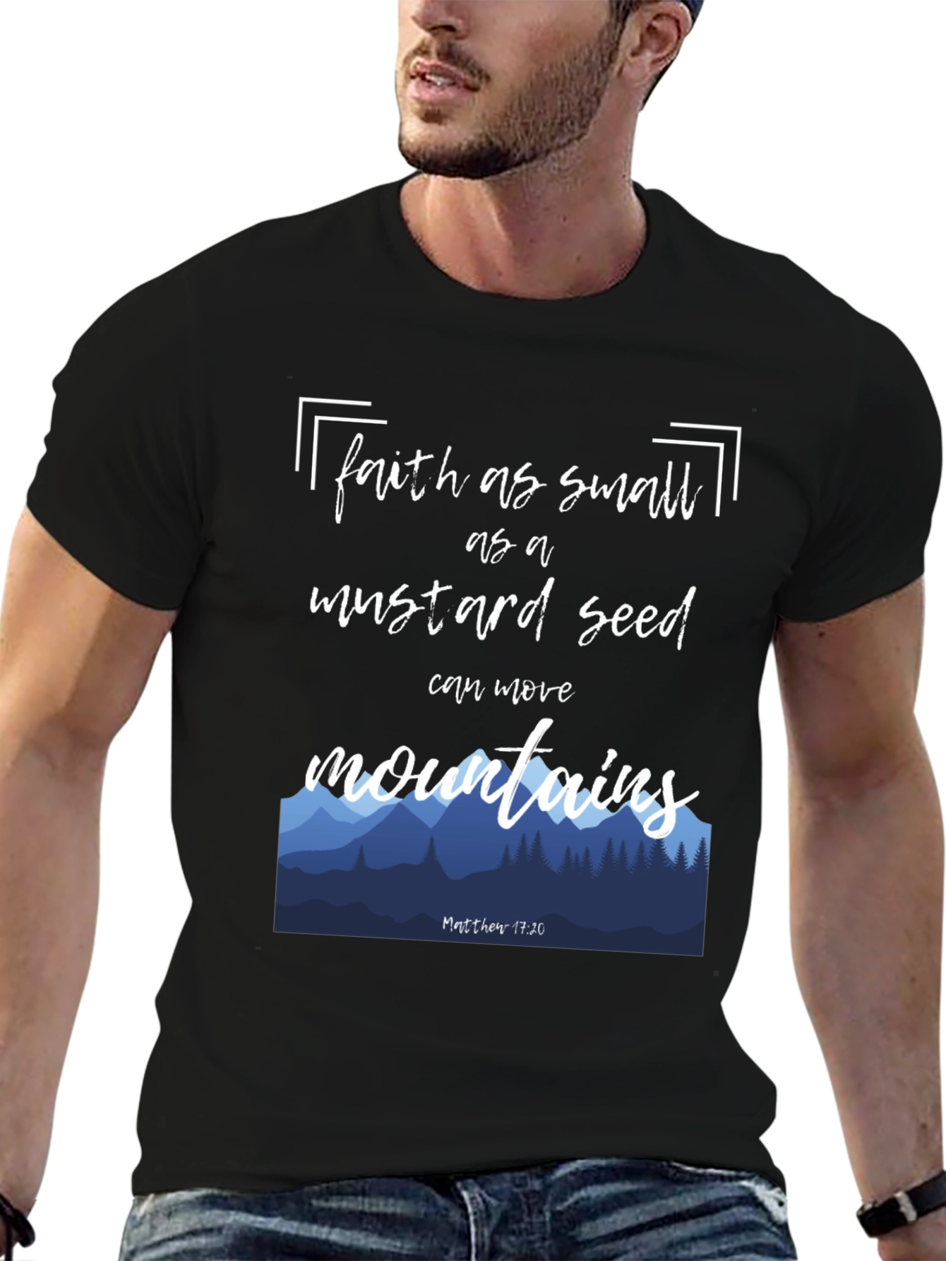 Faith Mustard Seed Mountain Graphic Tee