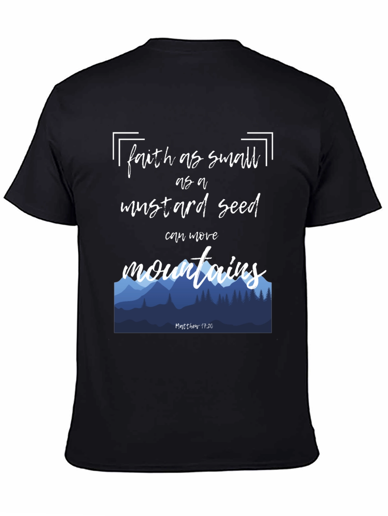 Faith Mustard Seed Mountain Graphic Tee