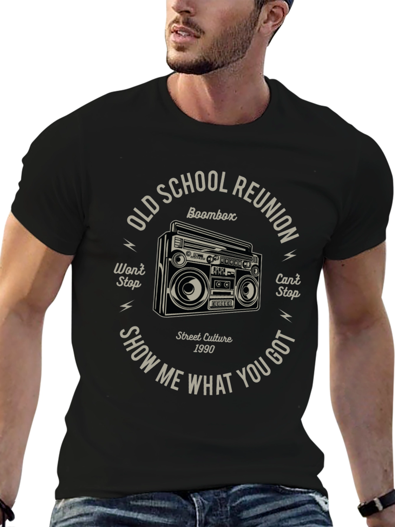 Old School Reunion Boombox T-Shirt