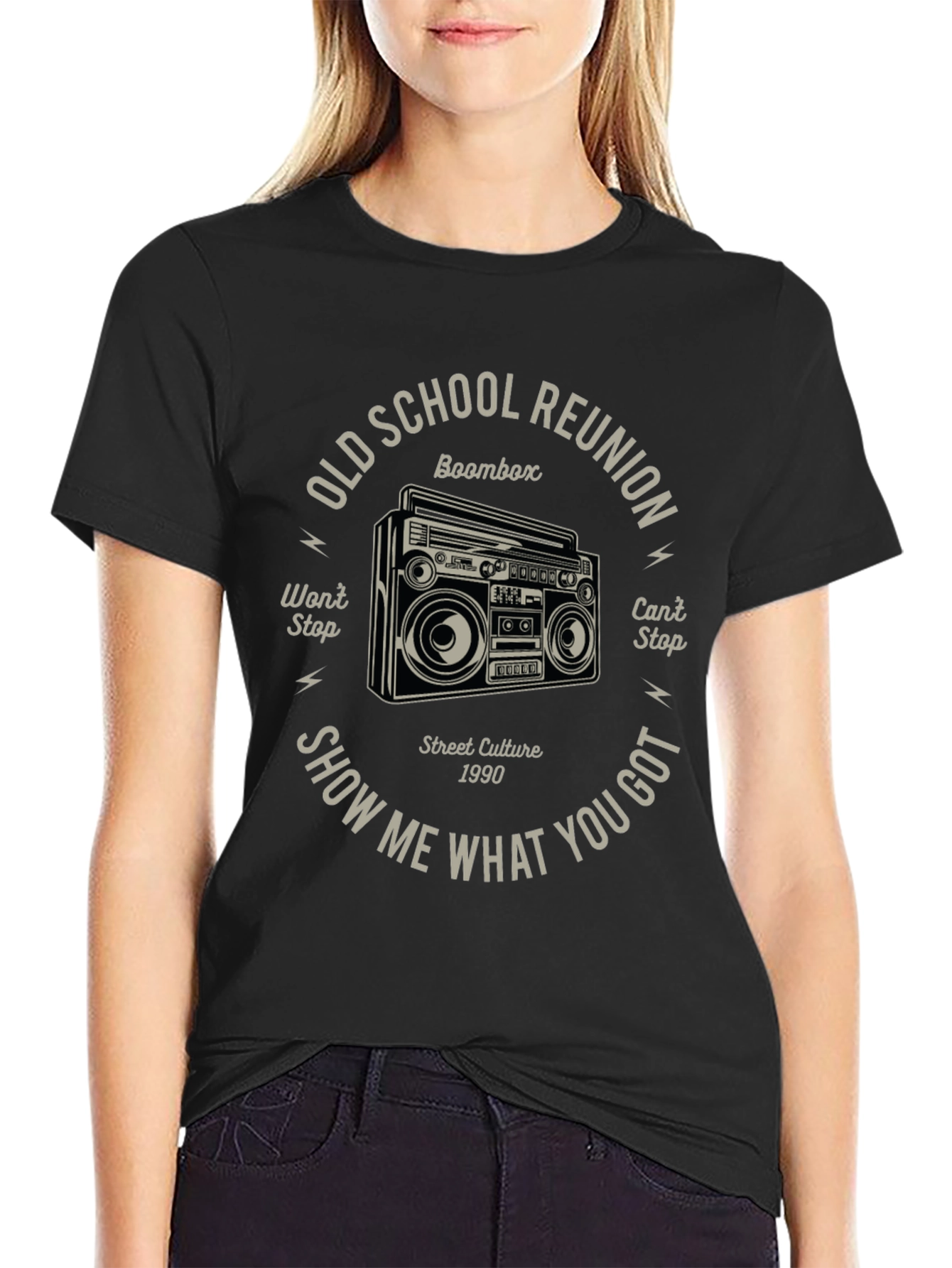 Old School Reunion Boombox T-Shirt