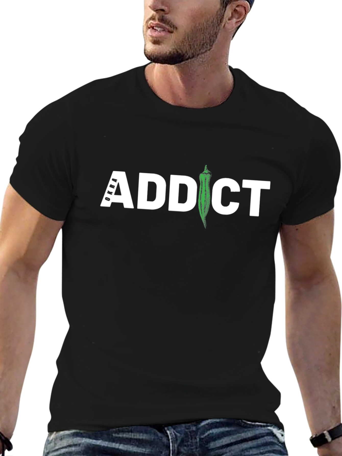 Addict Chili Pepper Graphic T-Shirt