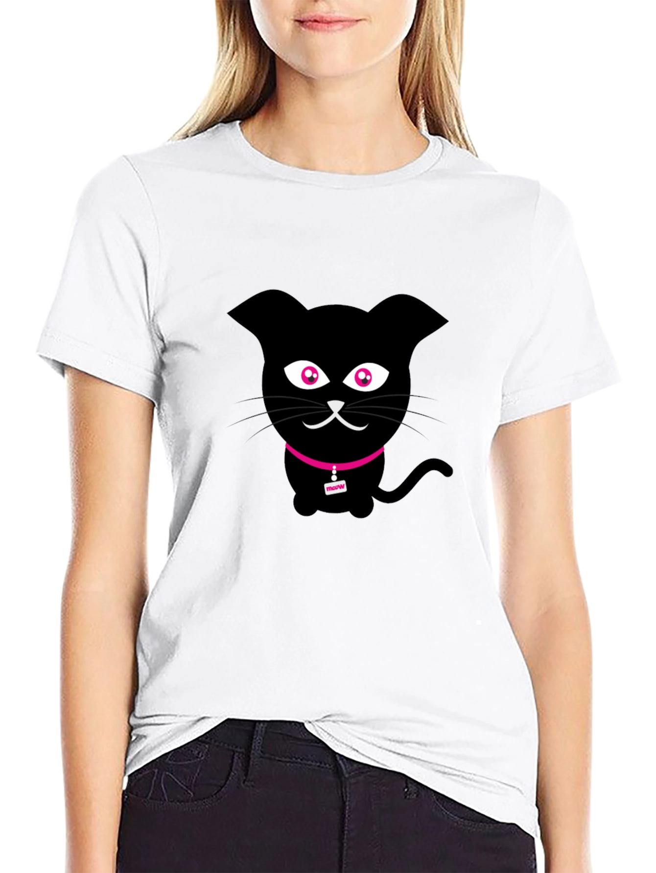 Black Cat Graphic T-Shirt