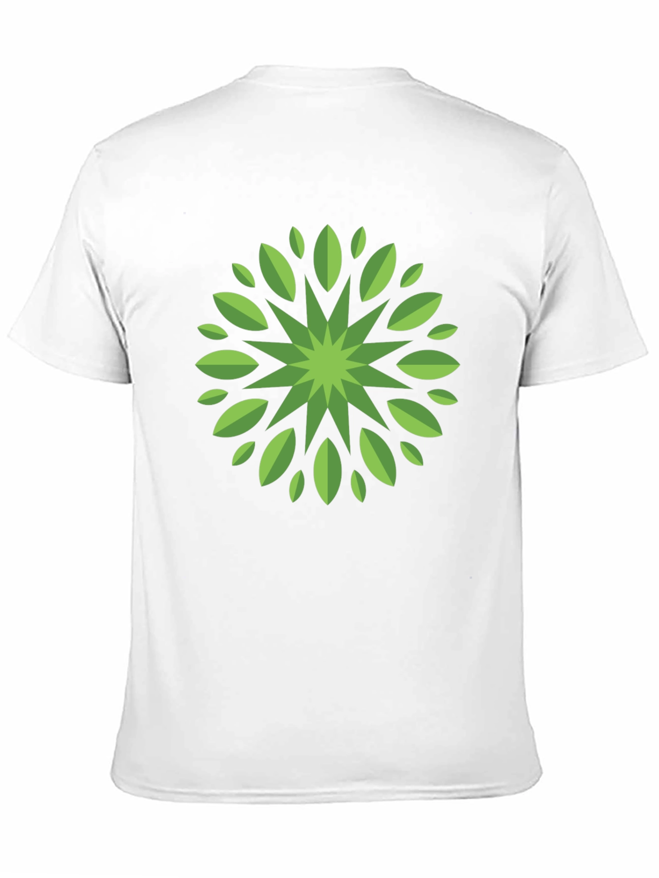 Leaf Mandala Graphic Tee - Stylish Black T-Shirt